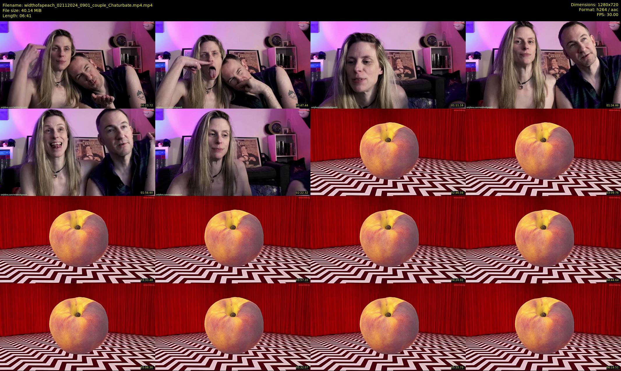 widthofapeach — 7 minute Chaturbate couple cam show recording, 720p, Nov 2, 2024