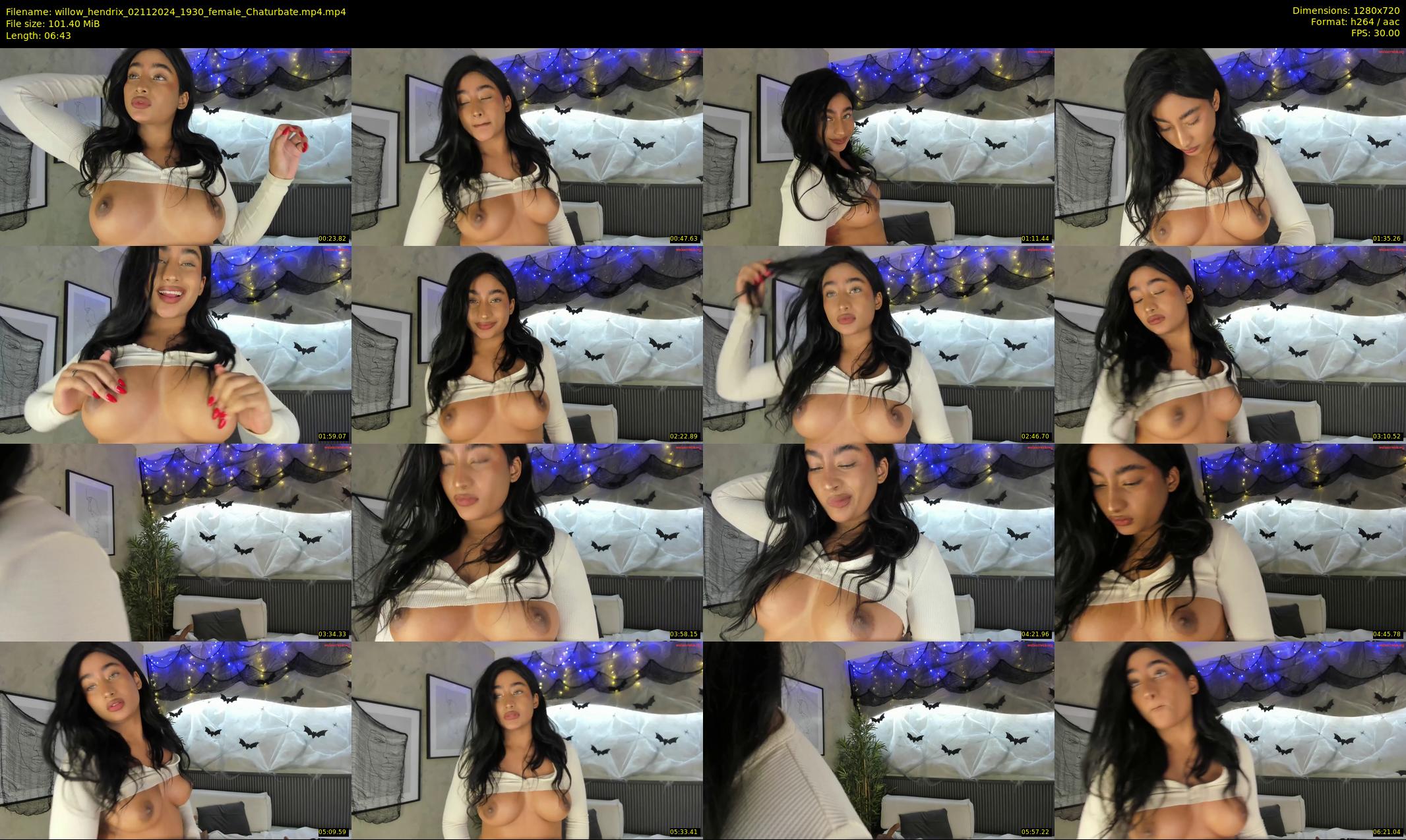 willow_hendrix — 7 minute Chaturbate female cam show recording, 720p, Nov 2, 2024