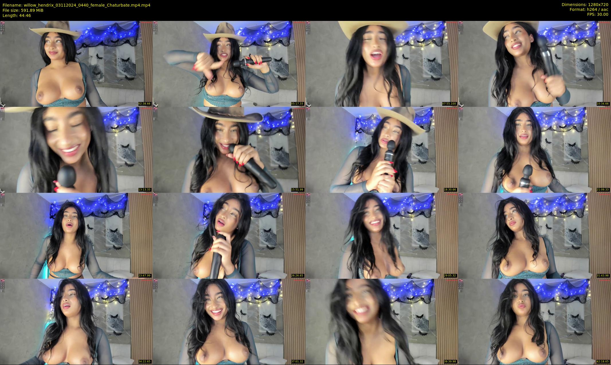 willow_hendrix — 45 minute Chaturbate female cam show recording, 720p, Nov 3, 2024