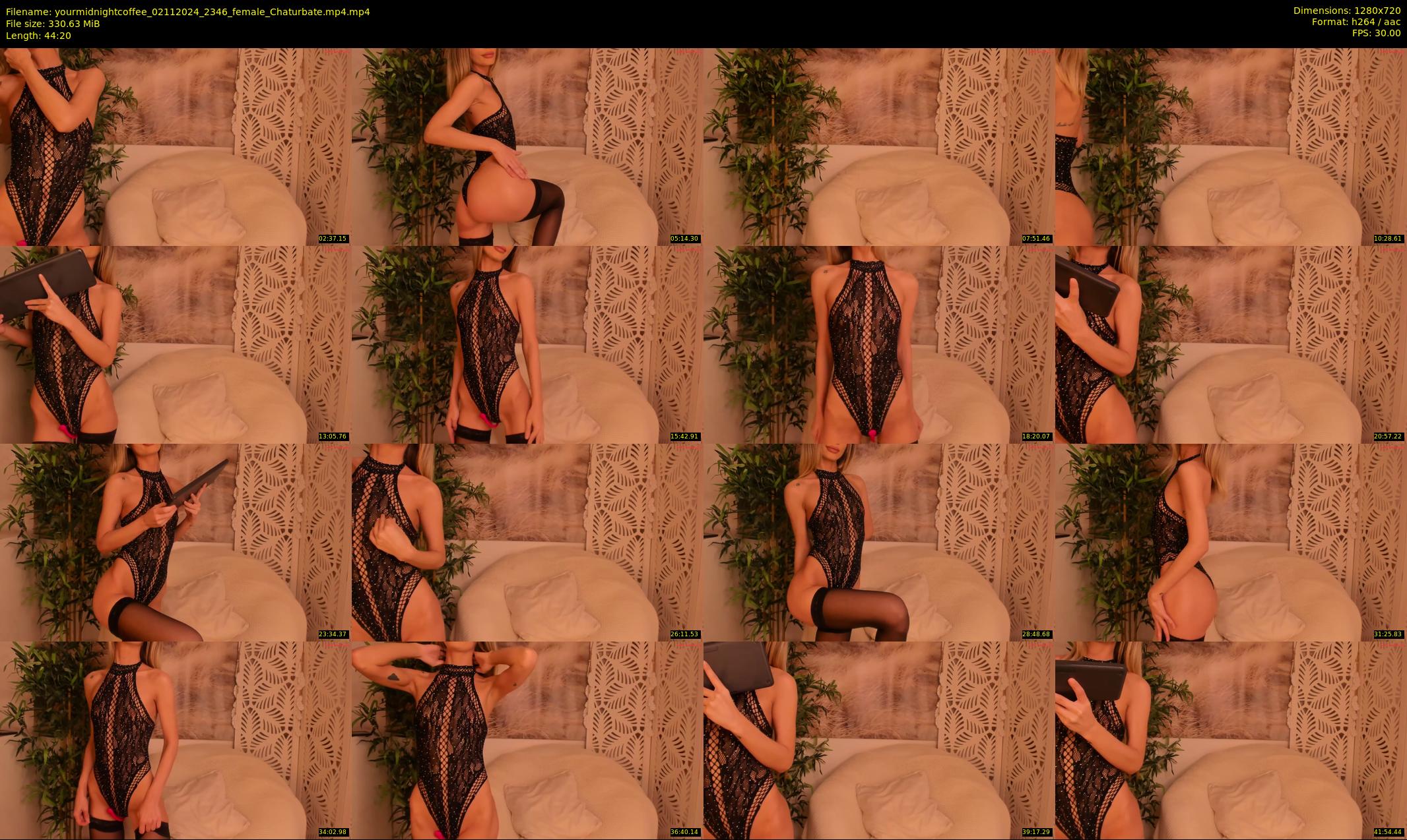 yourmidnightcoffee — 45 minute Chaturbate female cam show recording, 720p, Nov 2, 2024