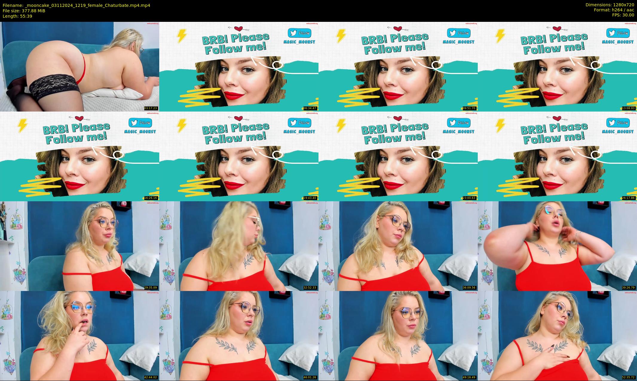 _mooncake — 56 minute Chaturbate female cam show recording, 720p, Nov 3, 2024