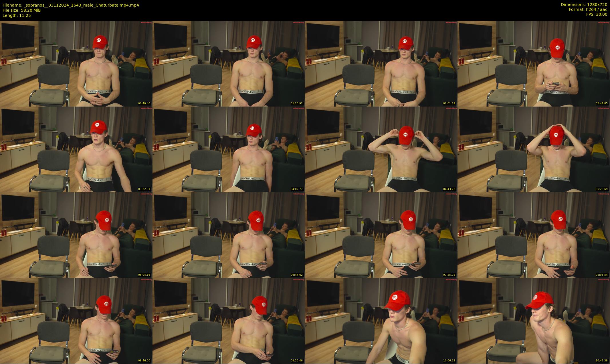 _sopranos_ — 12 minute Chaturbate male cam show recording, 720p, Nov 3, 2024