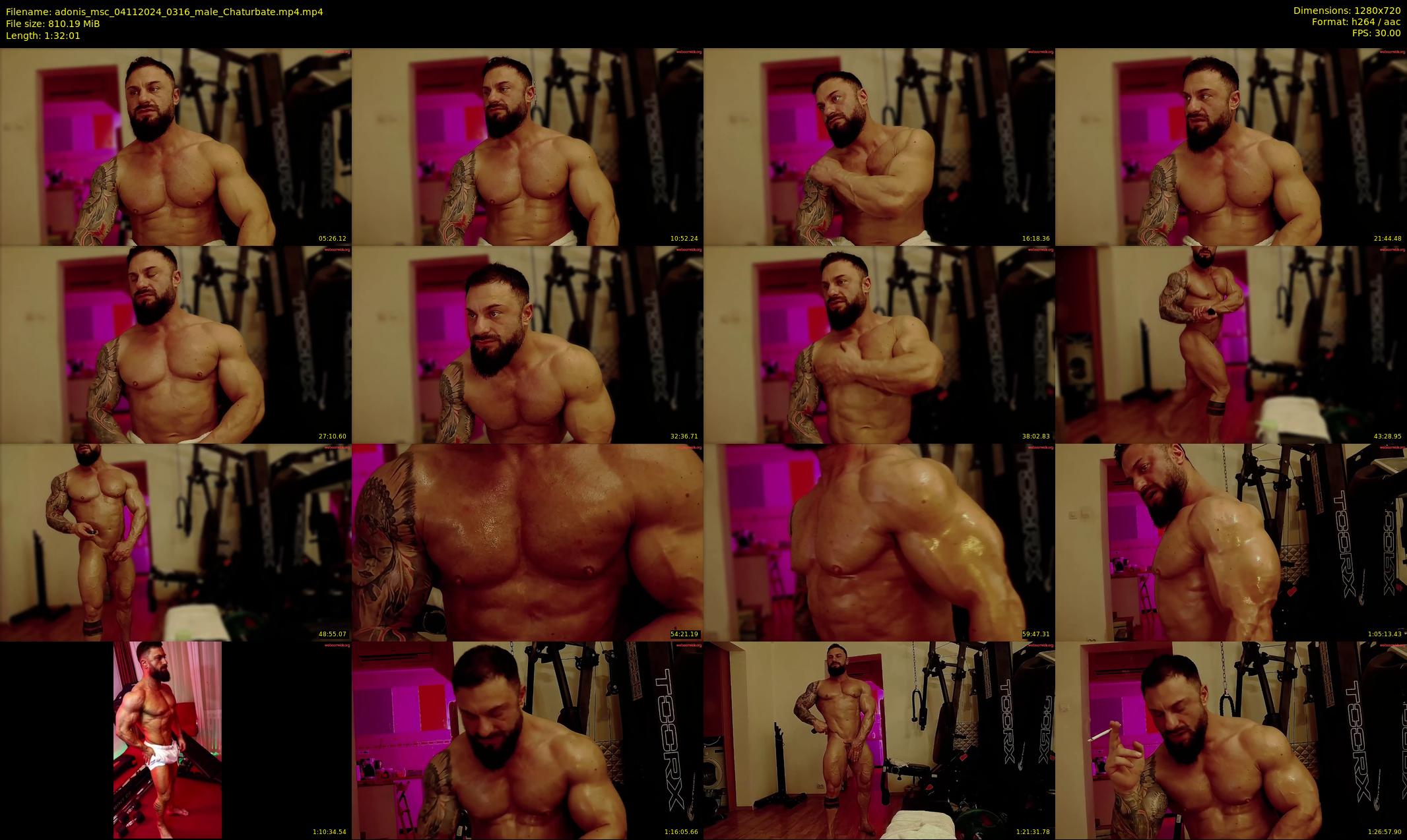 adonis_msc — 93 minute Chaturbate male cam show recording, 720p, Nov 4, 2024