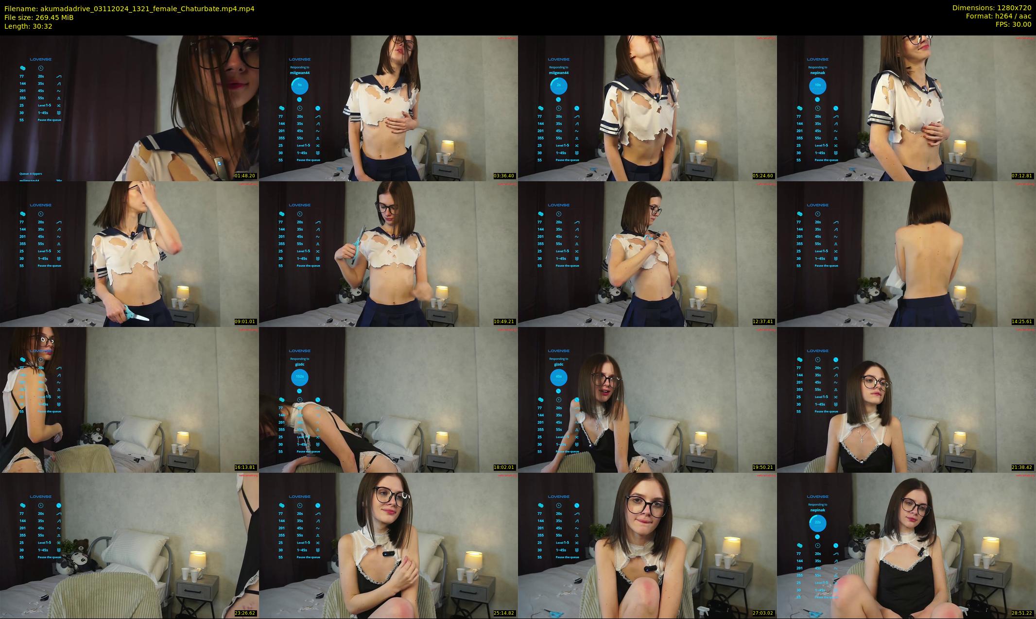 akumadadrive — 31 minute Chaturbate female cam show recording, 720p, Nov 3, 2024