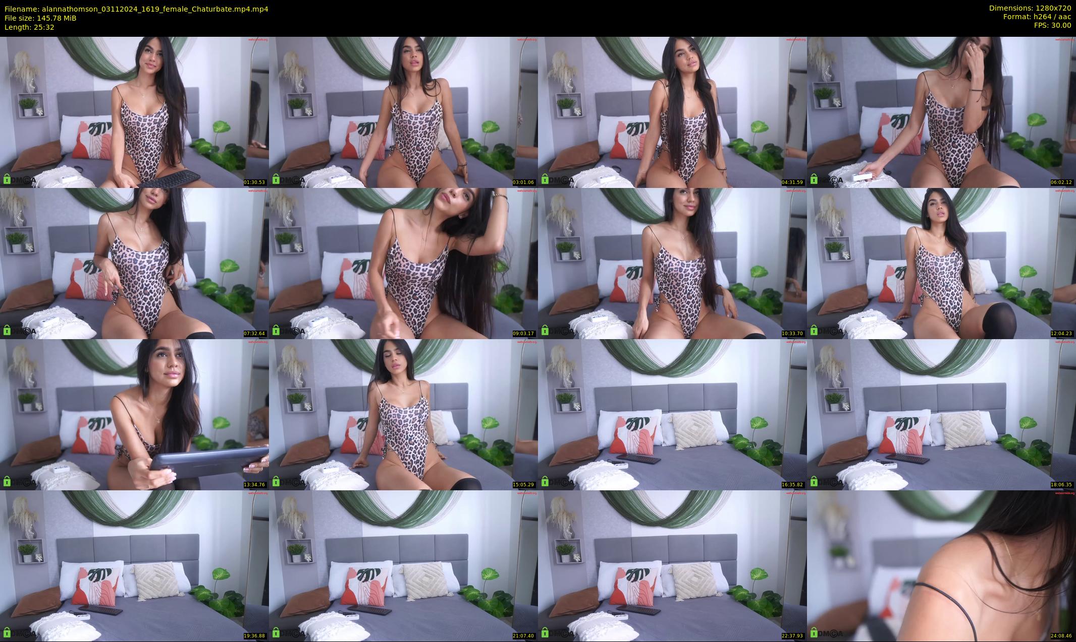 alannathomson — 26 minute Chaturbate female cam show recording, 720p, Nov 3, 2024