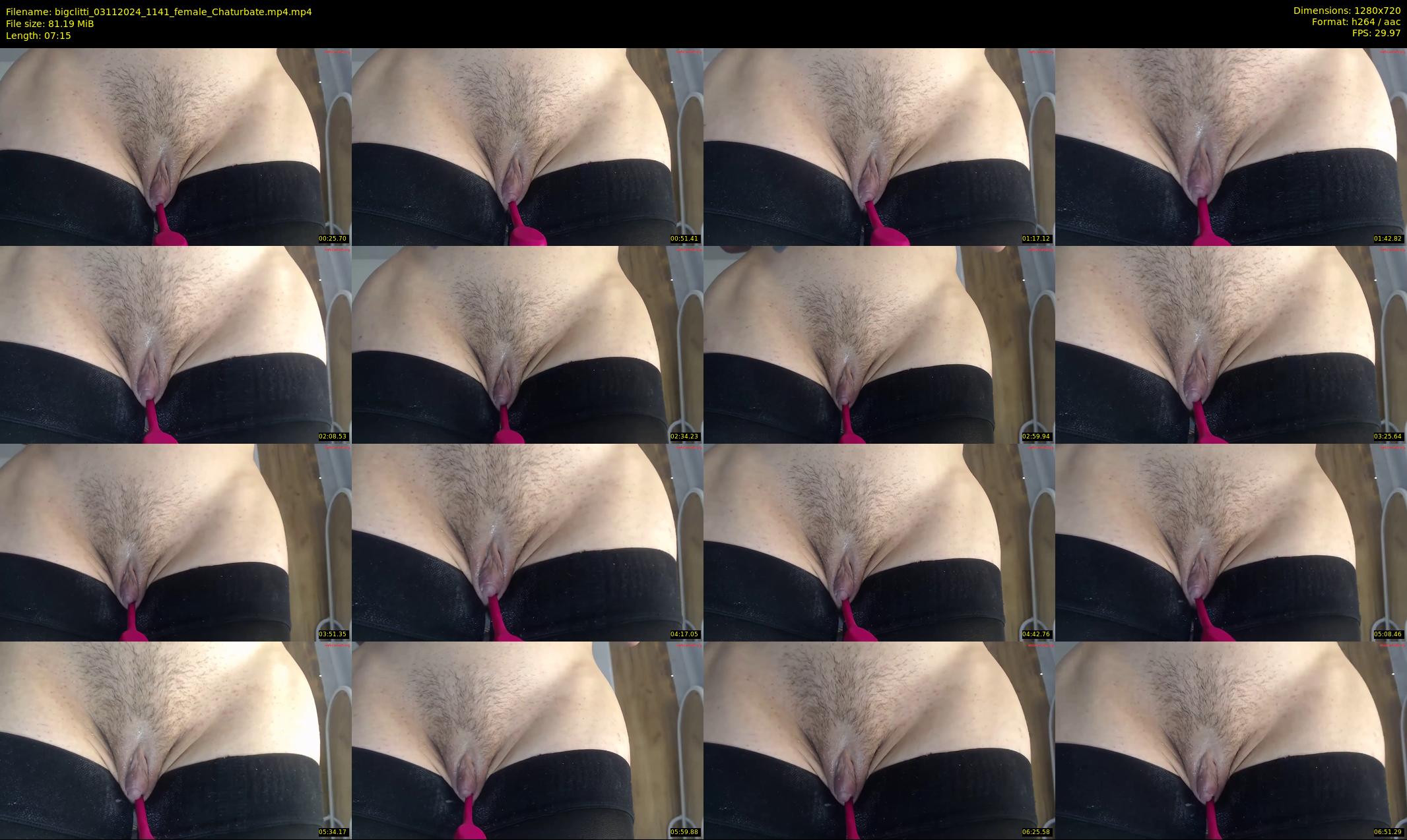 bigclitti — 8 minute Chaturbate female cam show recording, 720p, Nov 3, 2024