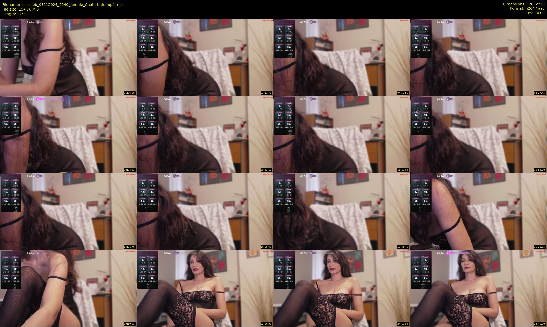 classdeb — 28 minute Chaturbate female cam show recording, 720p, Nov 3, 2024