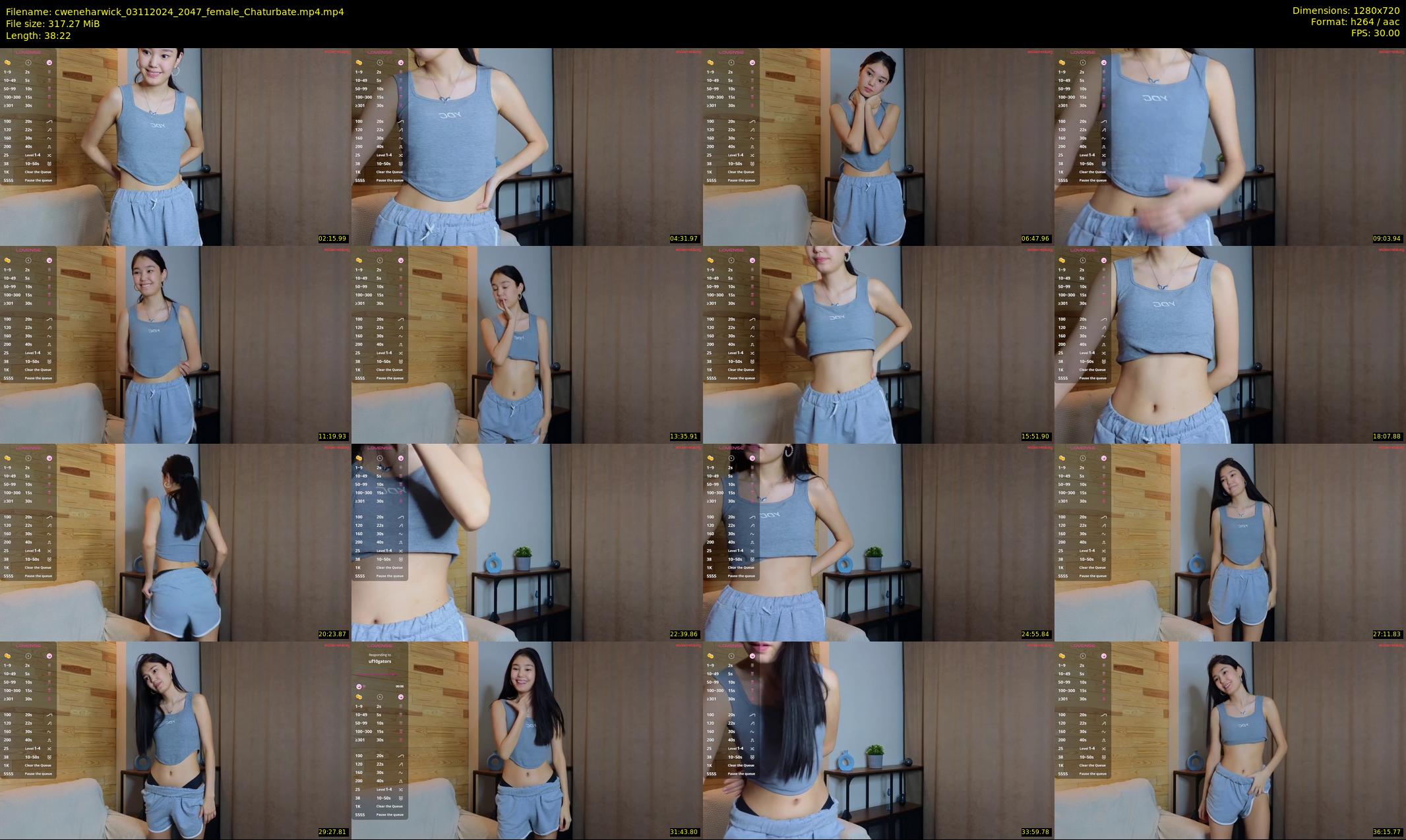 cweneharwick — 39 minute Chaturbate female cam show recording, 720p, Nov 3, 2024