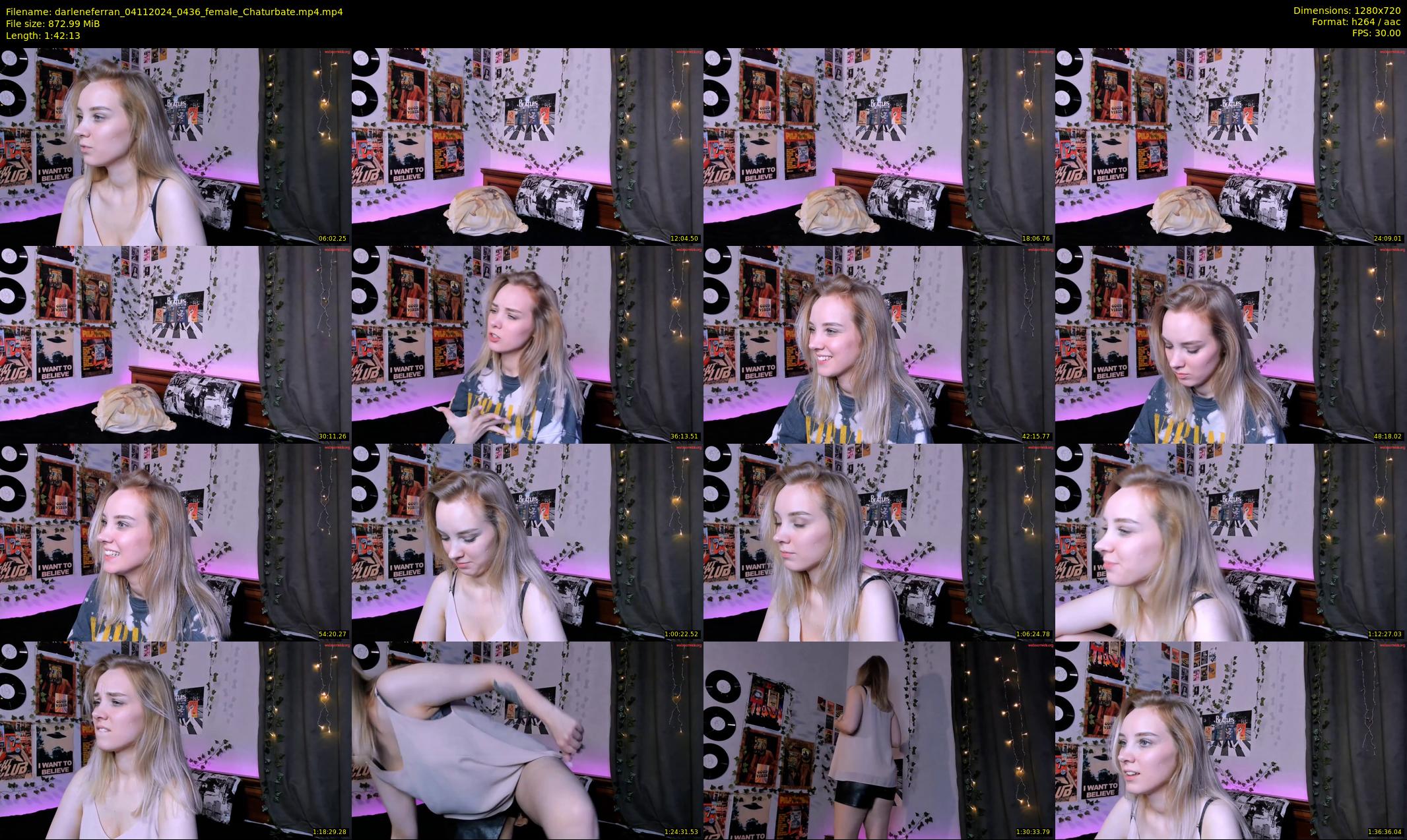 darleneferran — 103 minute Chaturbate female cam show recording, 720p, Nov 4, 2024