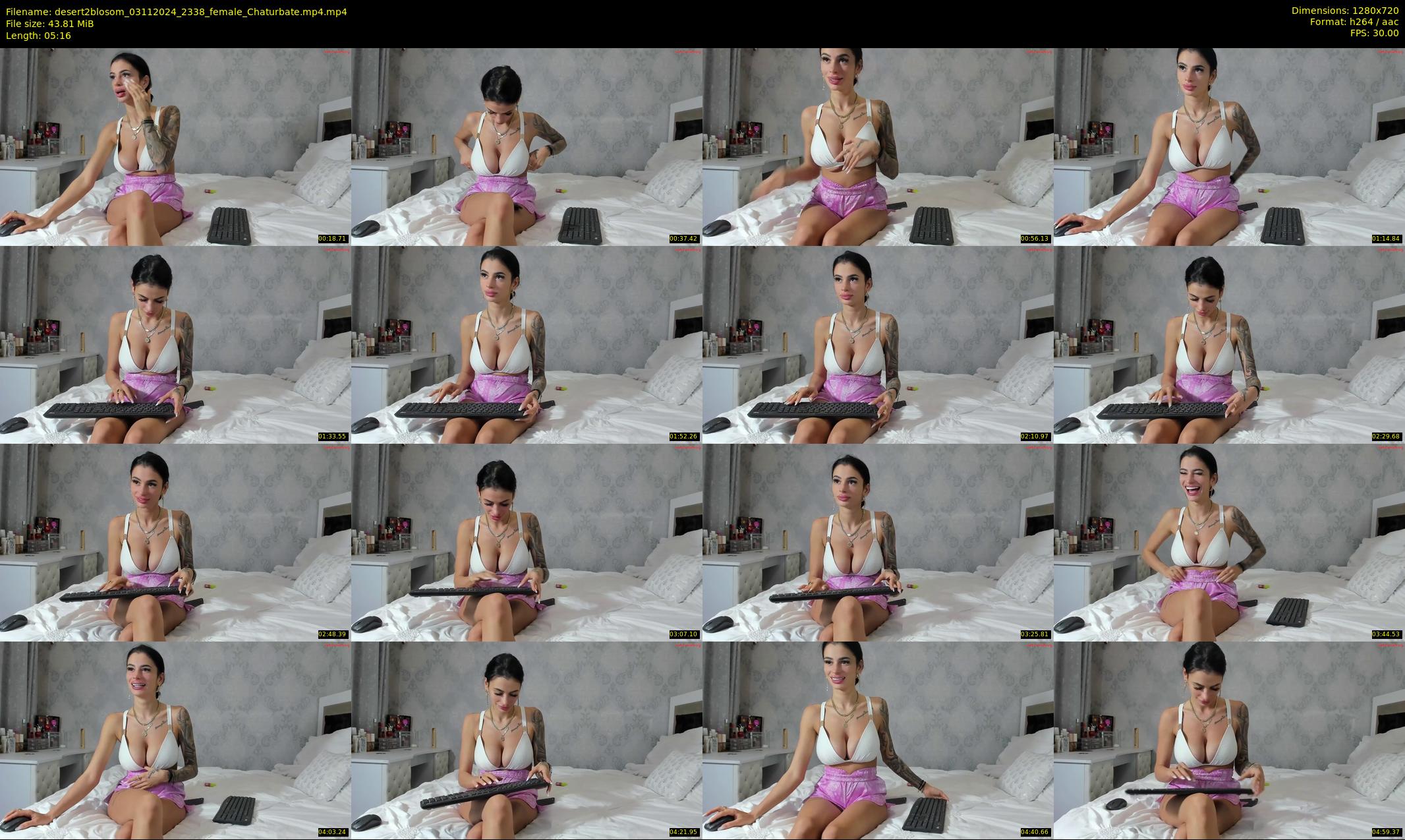 desert2blosom — 6 minute Chaturbate female cam show recording, 720p, Nov 3, 2024