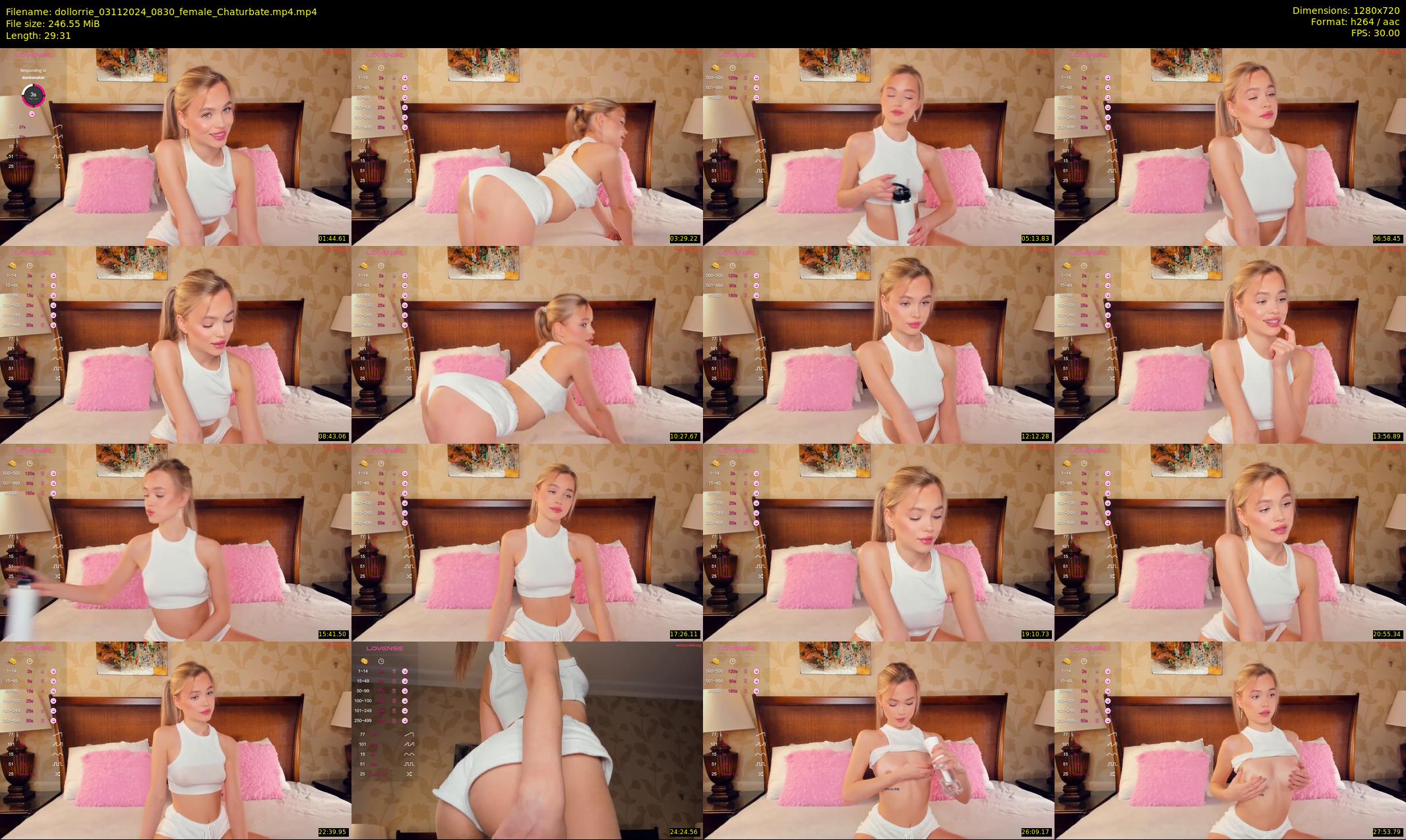 dollorrie — 30 minute Chaturbate couple cam show recording, 720p, Nov 3, 2024