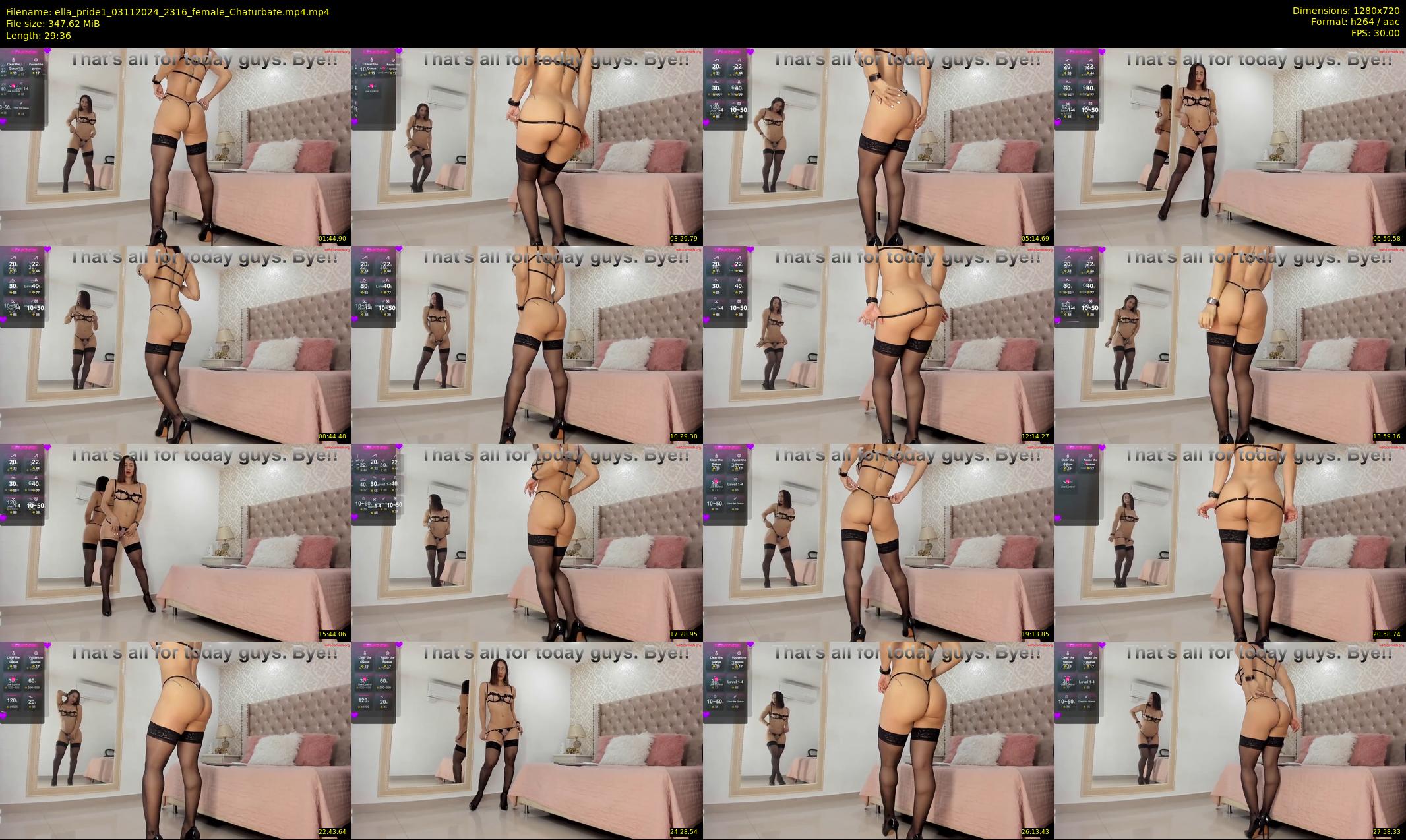 ella_pride1 — 30 minute Chaturbate female cam show recording, 720p, Nov 3, 2024