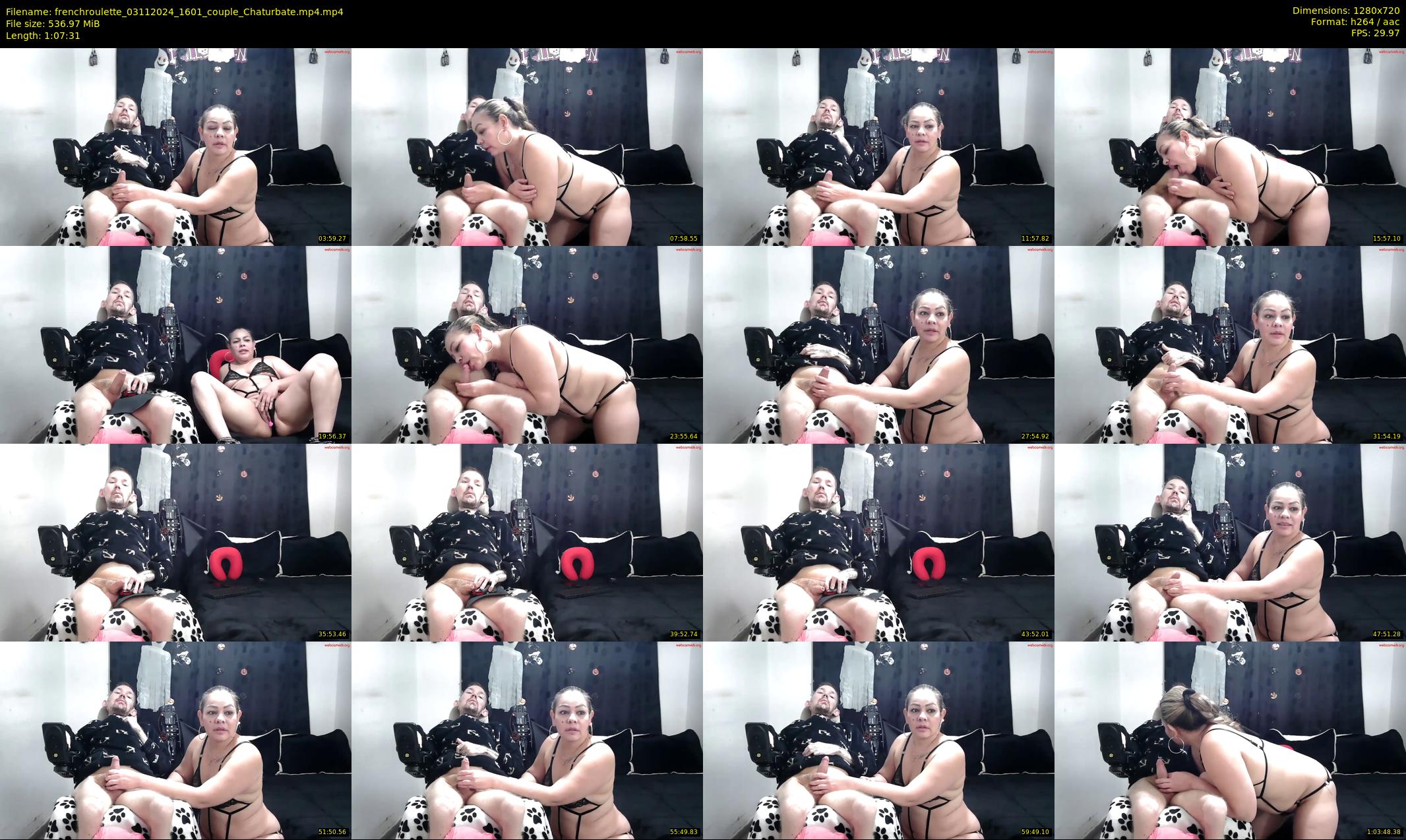 frenchroulette — 68 minute Chaturbate couple cam show recording, 720p, Nov 3, 2024