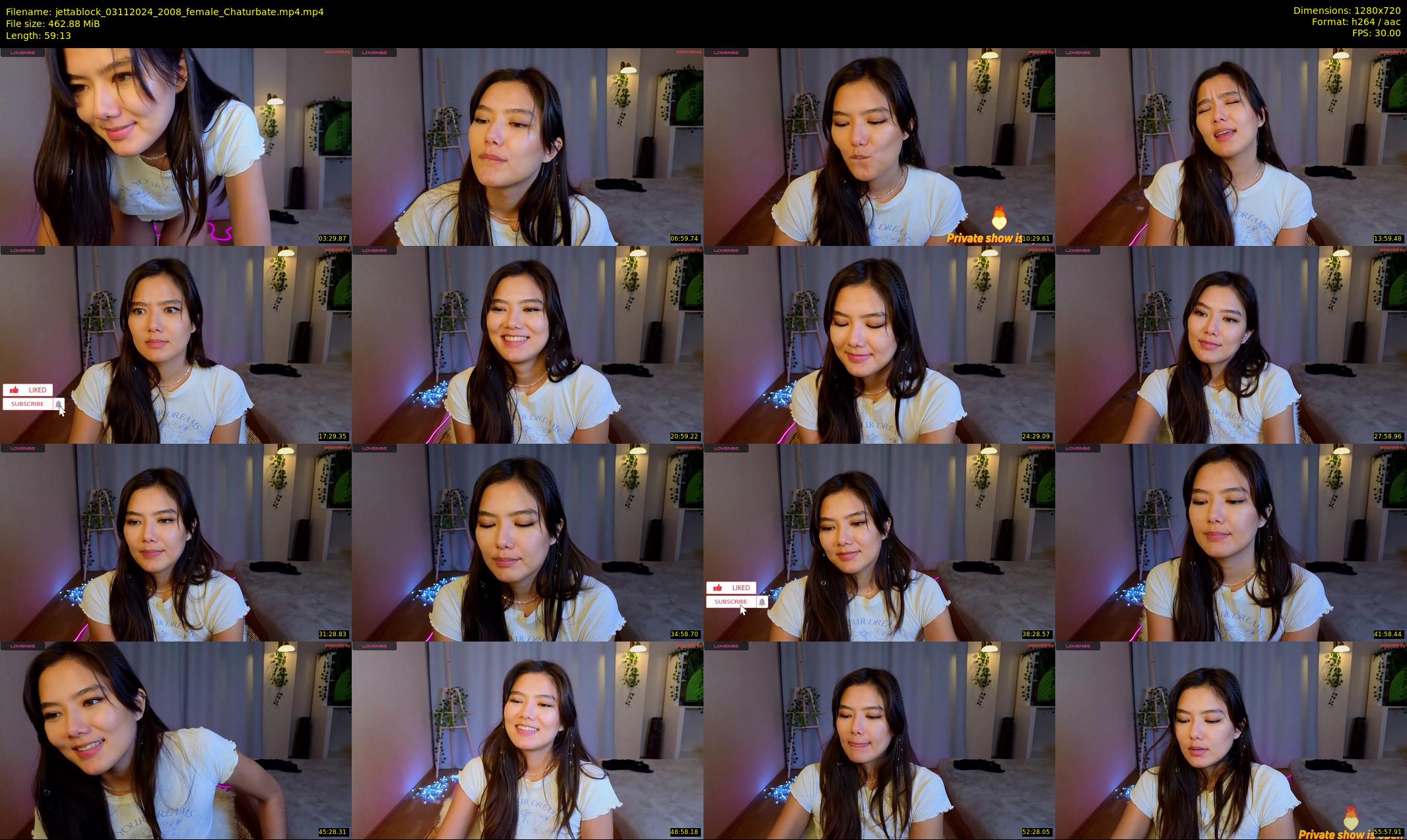 jettablock — 60 minute Chaturbate female cam show recording, 720p, Nov 3, 2024