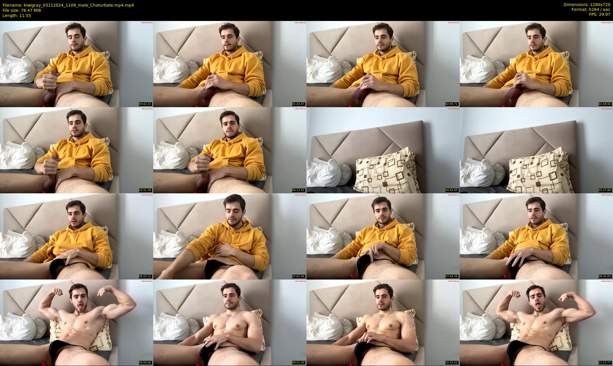 kiwigray — 12 minute Chaturbate male cam show recording, 720p, Nov 3, 2024