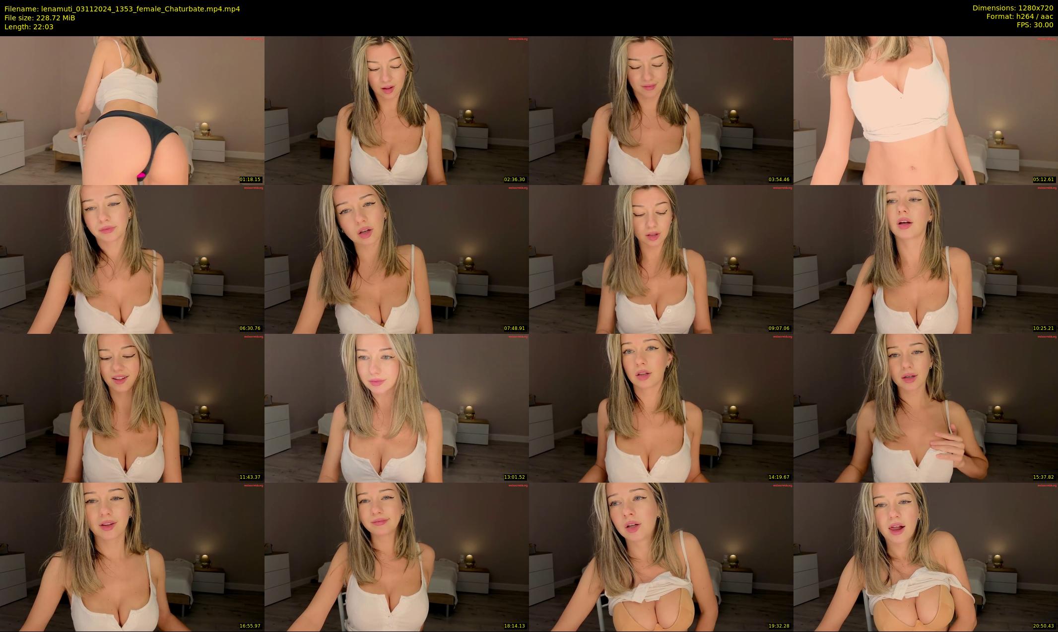 lenamuti — 23 minute Chaturbate female cam show recording, 720p, Nov 3, 2024