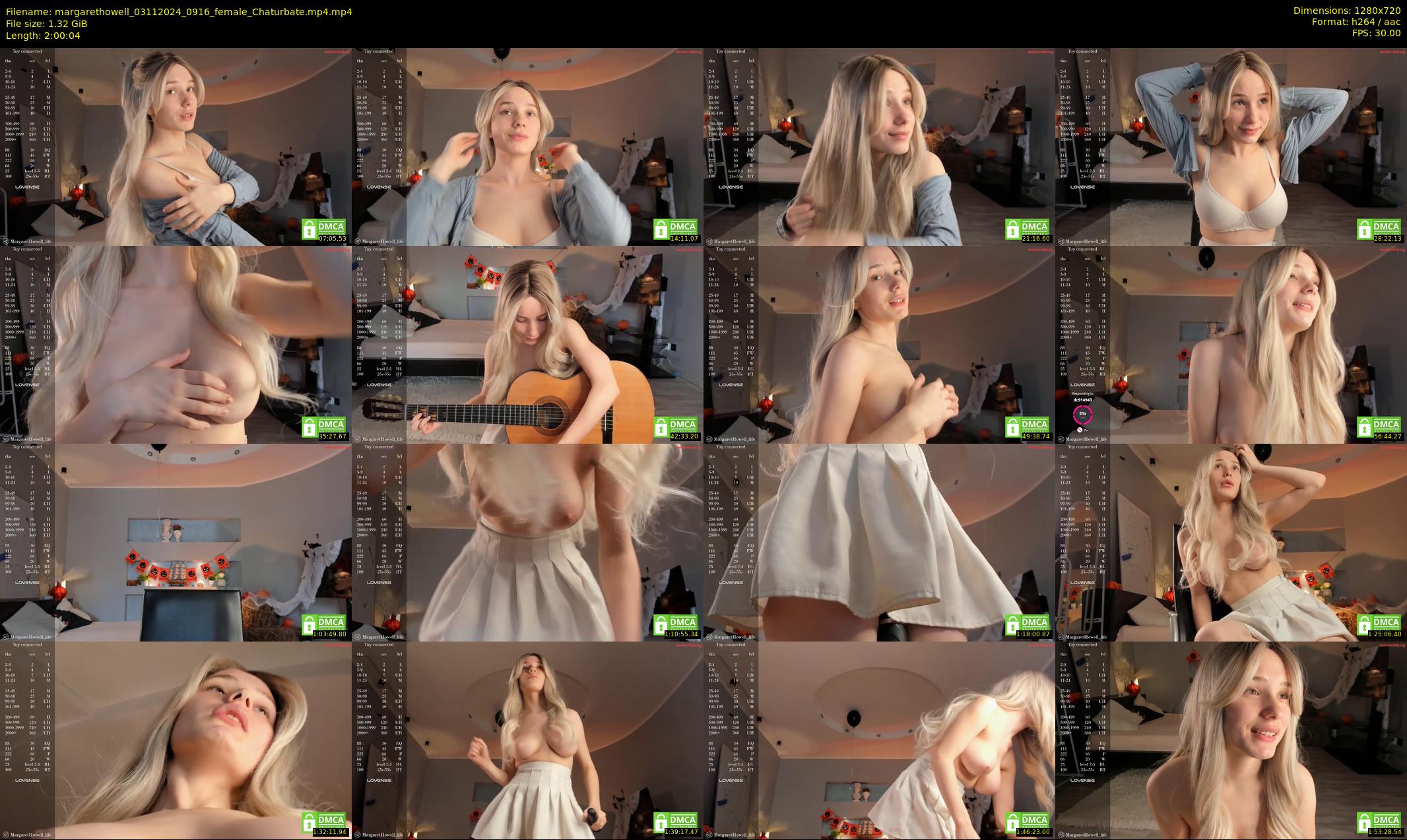 margarethowell — 121 minute Chaturbate female cam show recording, 720p, Nov 3, 2024