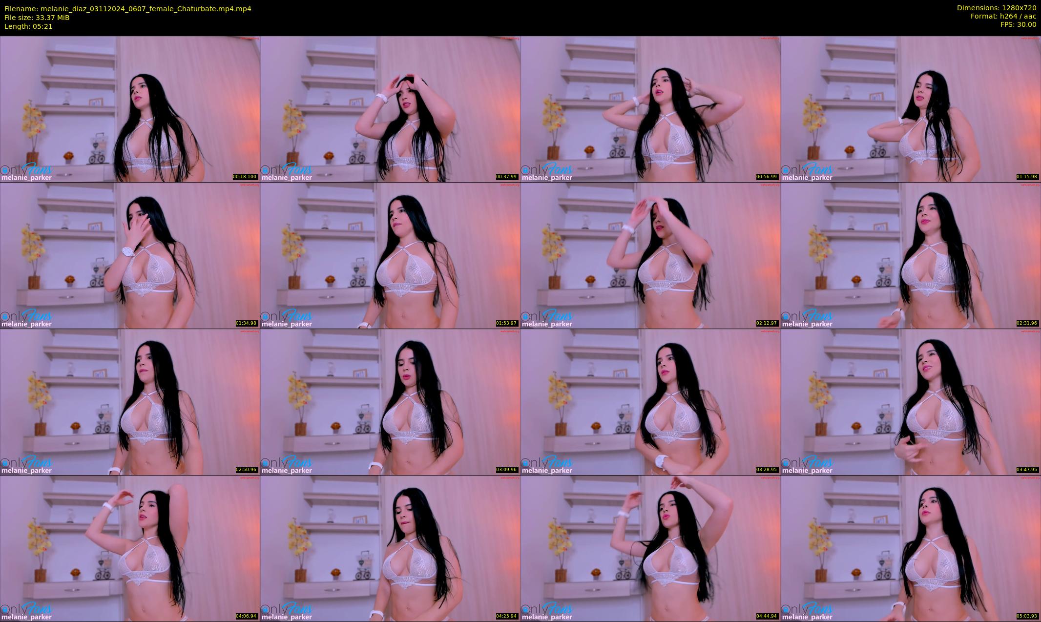 melanie_diaz — 6 minute Chaturbate female cam show recording, 720p, Nov 3, 2024