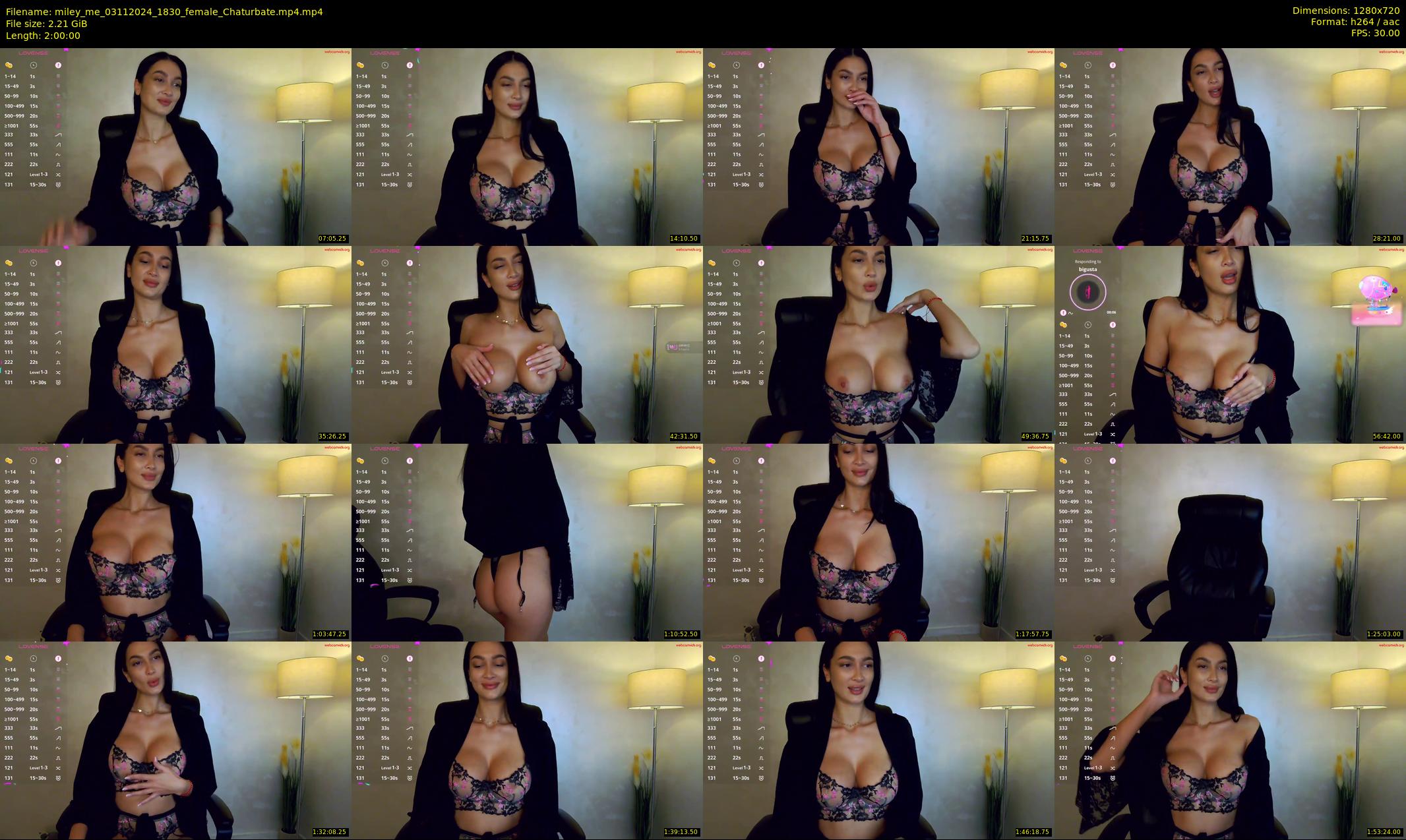 miley_me — 120 minute Chaturbate female cam show recording, 720p, Nov 3, 2024