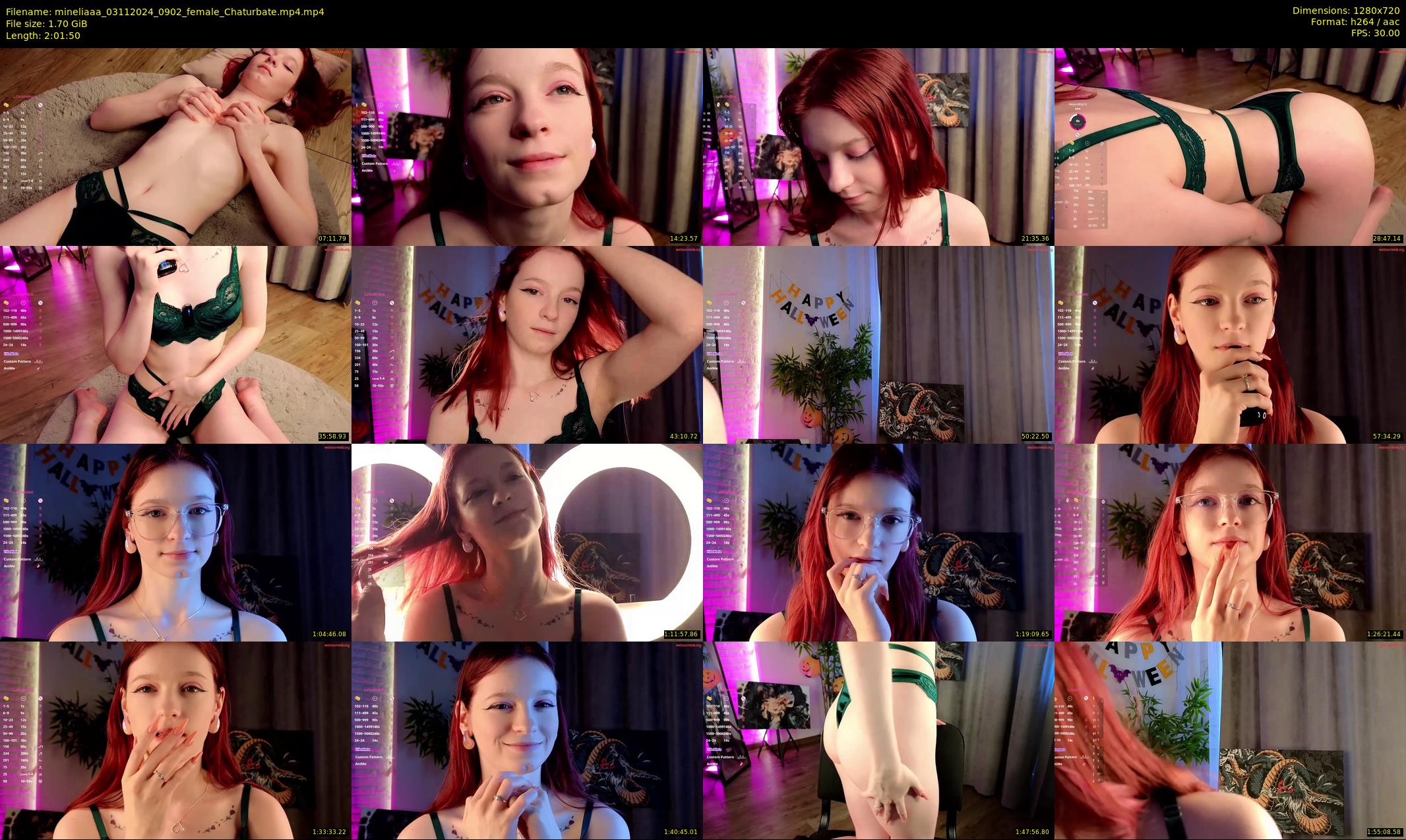 mineliaaa — 122 minute Chaturbate female cam show recording, 720p, Nov 3, 2024
