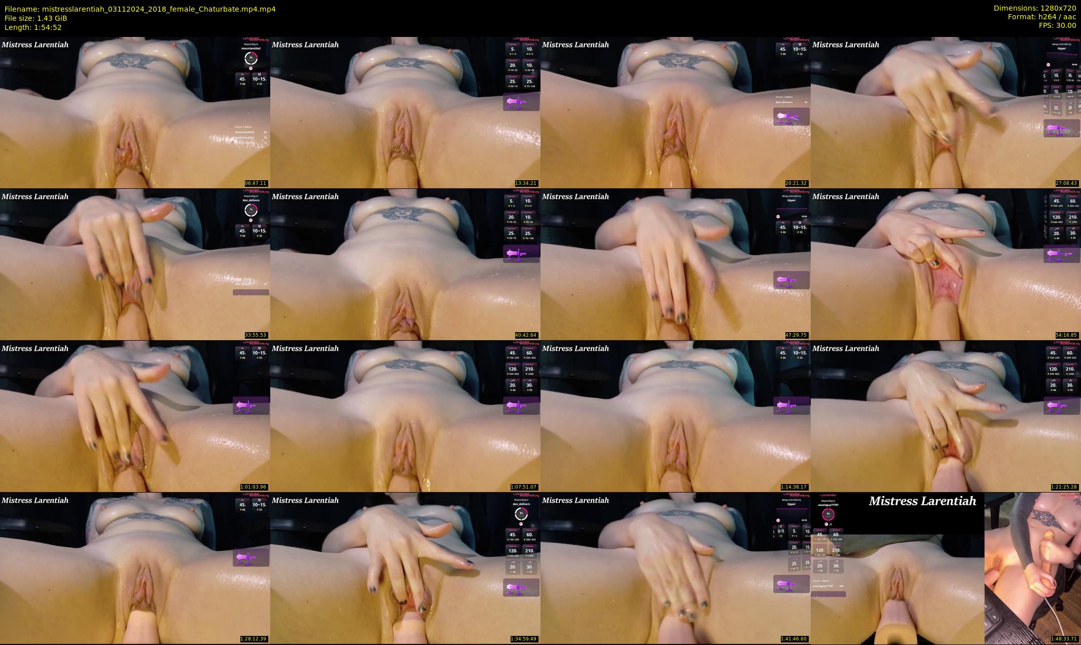 mistresslarentiah — 115 minute Chaturbate female cam show recording, 720p, Nov 3, 2024