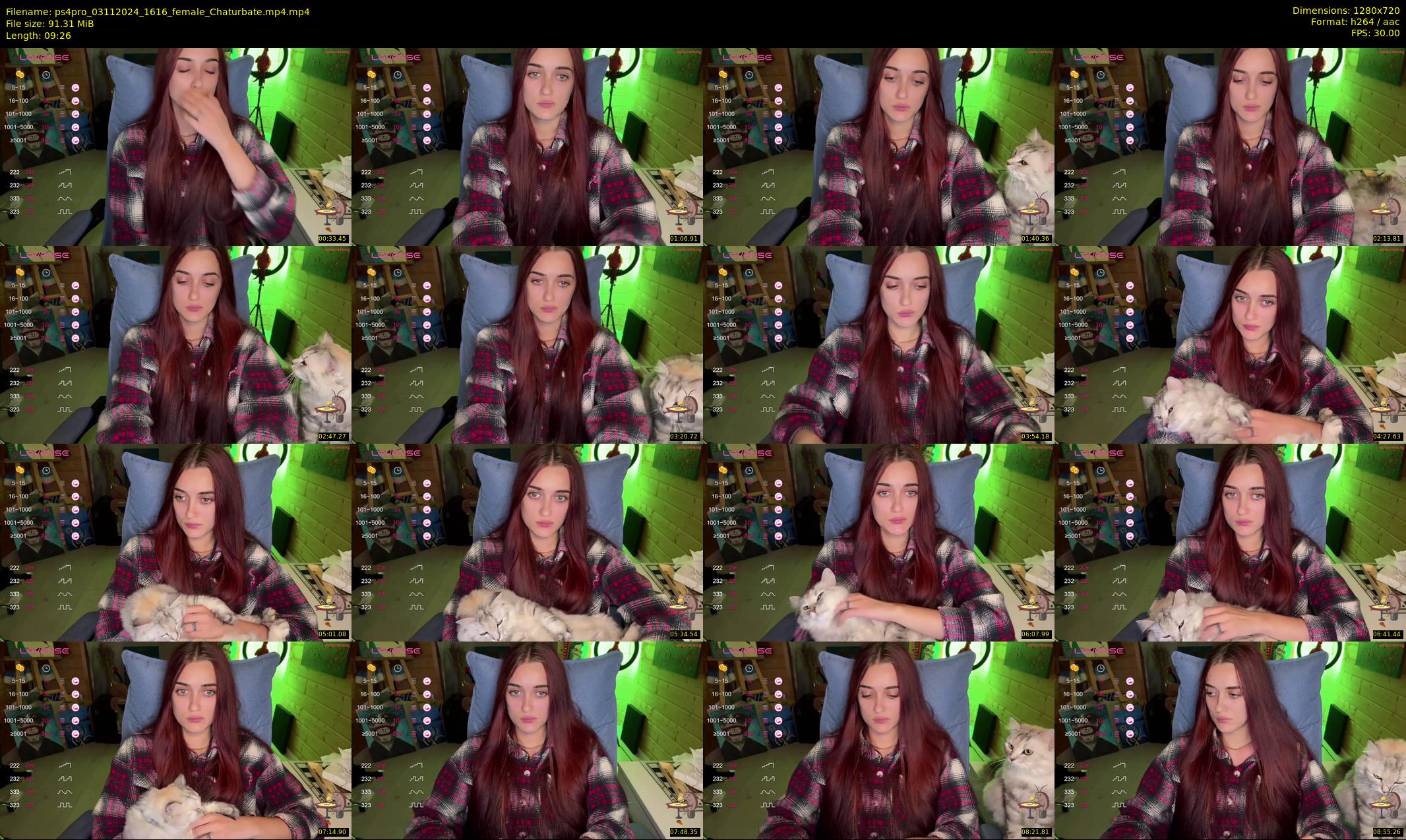 ps4pro — 10 minute Chaturbate female cam show recording, 720p, Nov 3, 2024