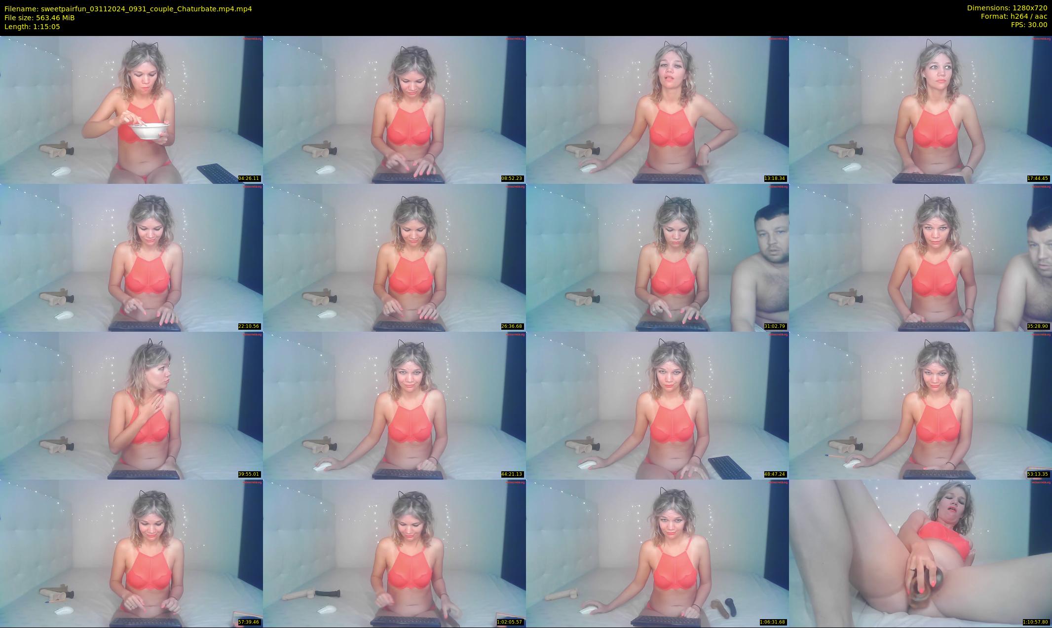 sweetpairfun — 76 minute Chaturbate couple cam show recording, 720p, Nov 3, 2024