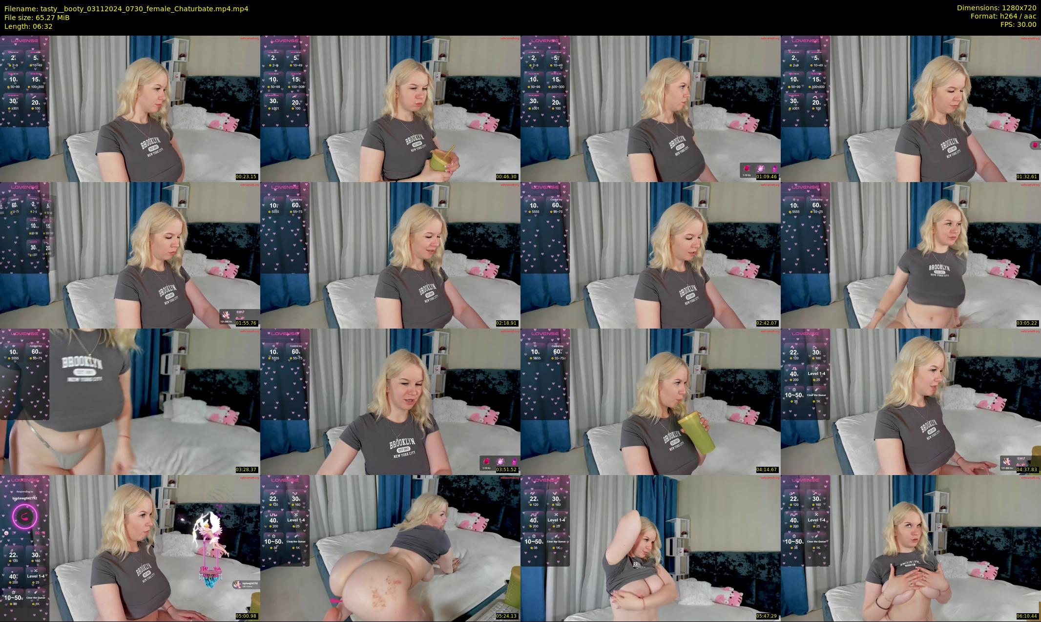 tasty__booty — 7 minute Chaturbate female cam show recording, 720p, Nov 3, 2024