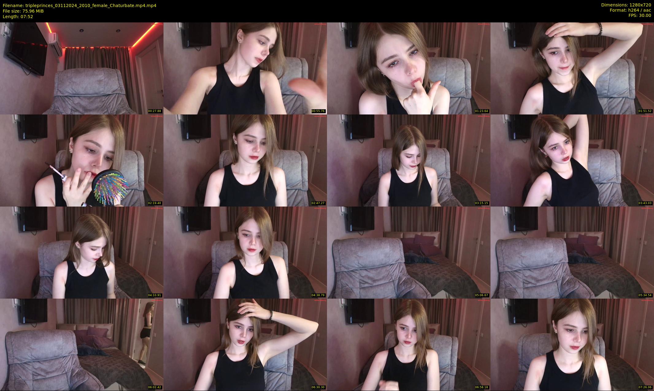 tripleprinces — 8 minute Chaturbate female cam show recording, 720p, Nov 3, 2024