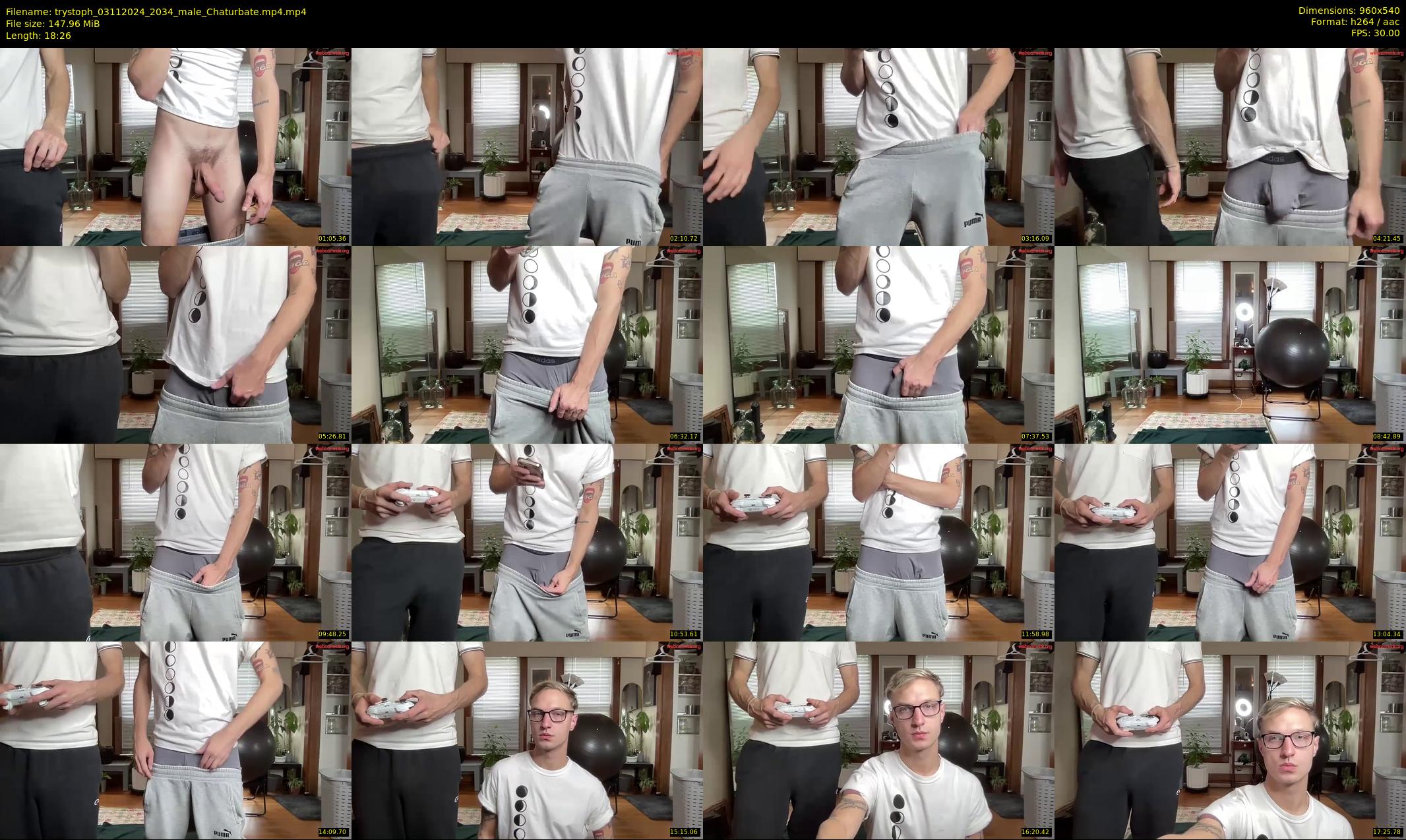 trystoph — 19 minute Chaturbate male cam show recording, 480p, Nov 3, 2024