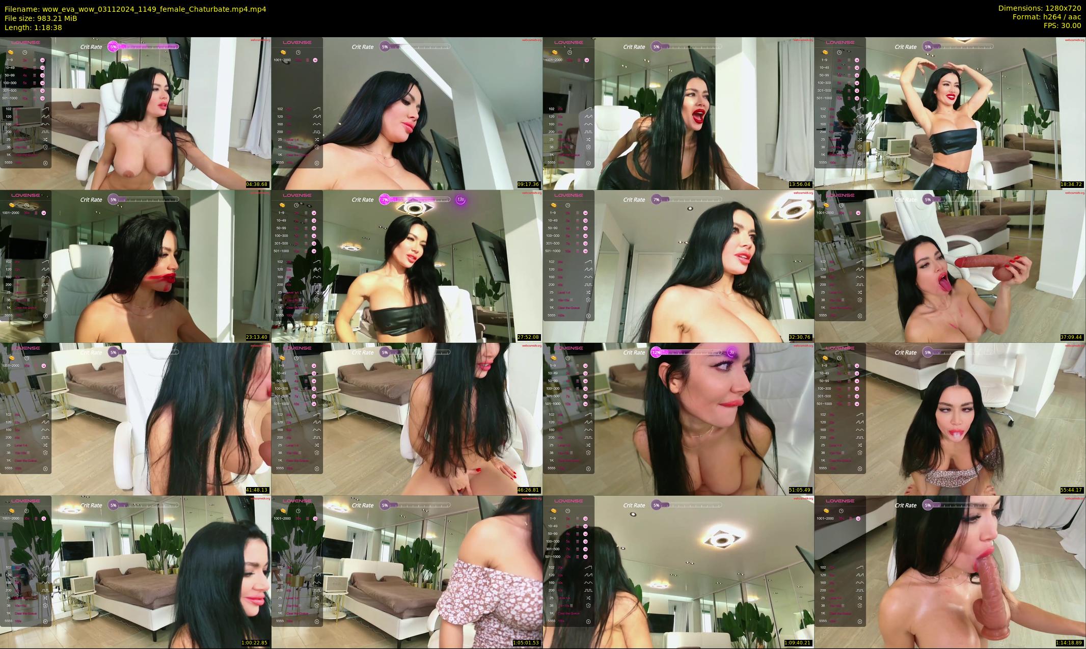 wow_eva_wow — 79 minute Chaturbate female cam show recording, 720p, Nov 3, 2024