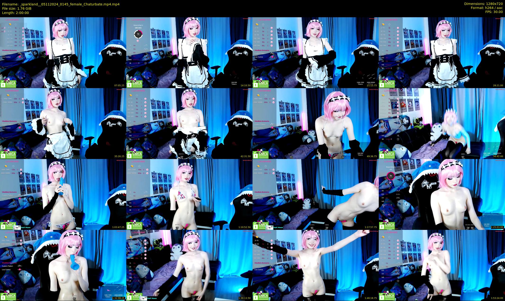 _sparkland_ — 120 minute Chaturbate female cam show recording, 720p, Nov 5, 2024