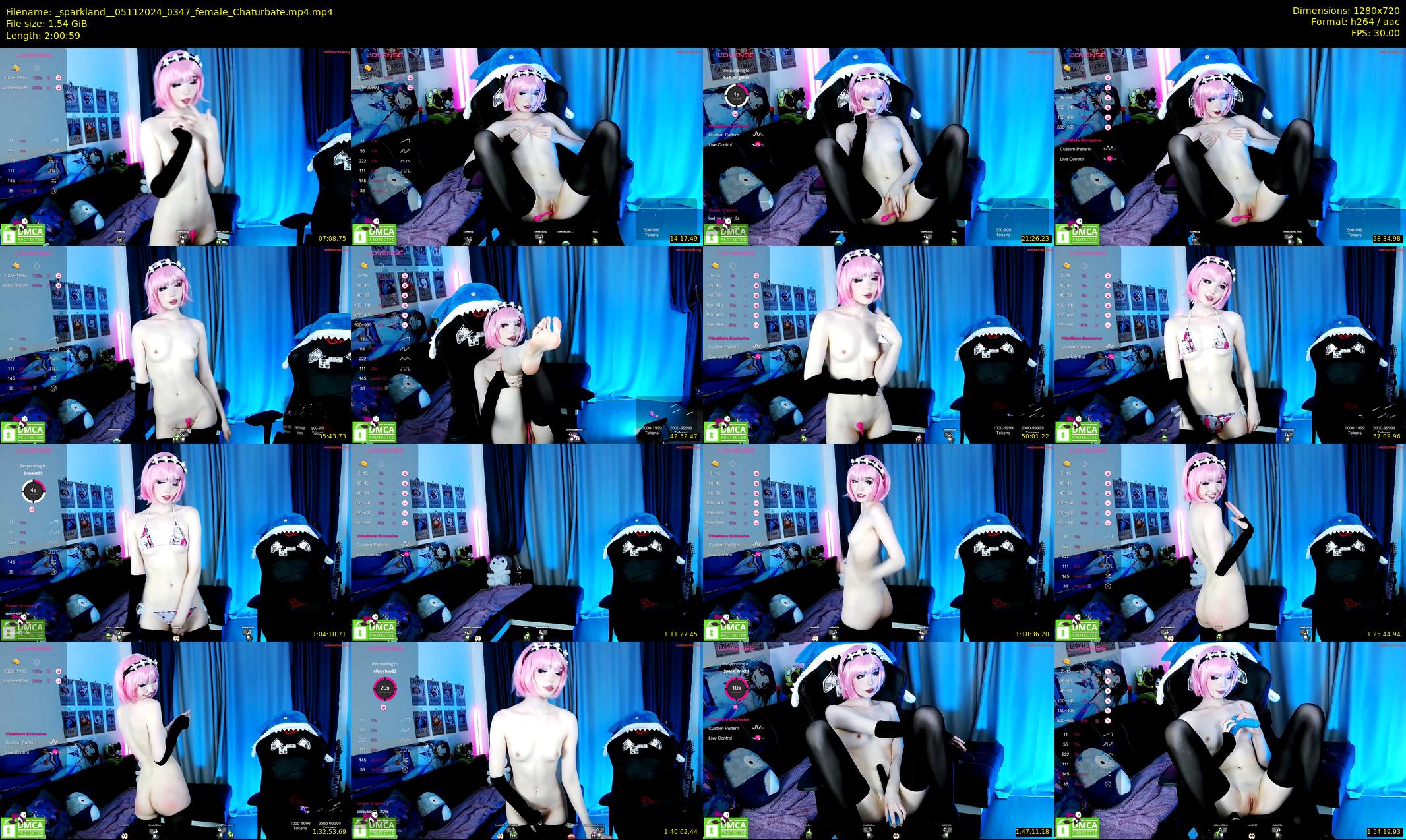 _sparkland_ — 121 minute Chaturbate female cam show recording, 720p, Nov 5, 2024