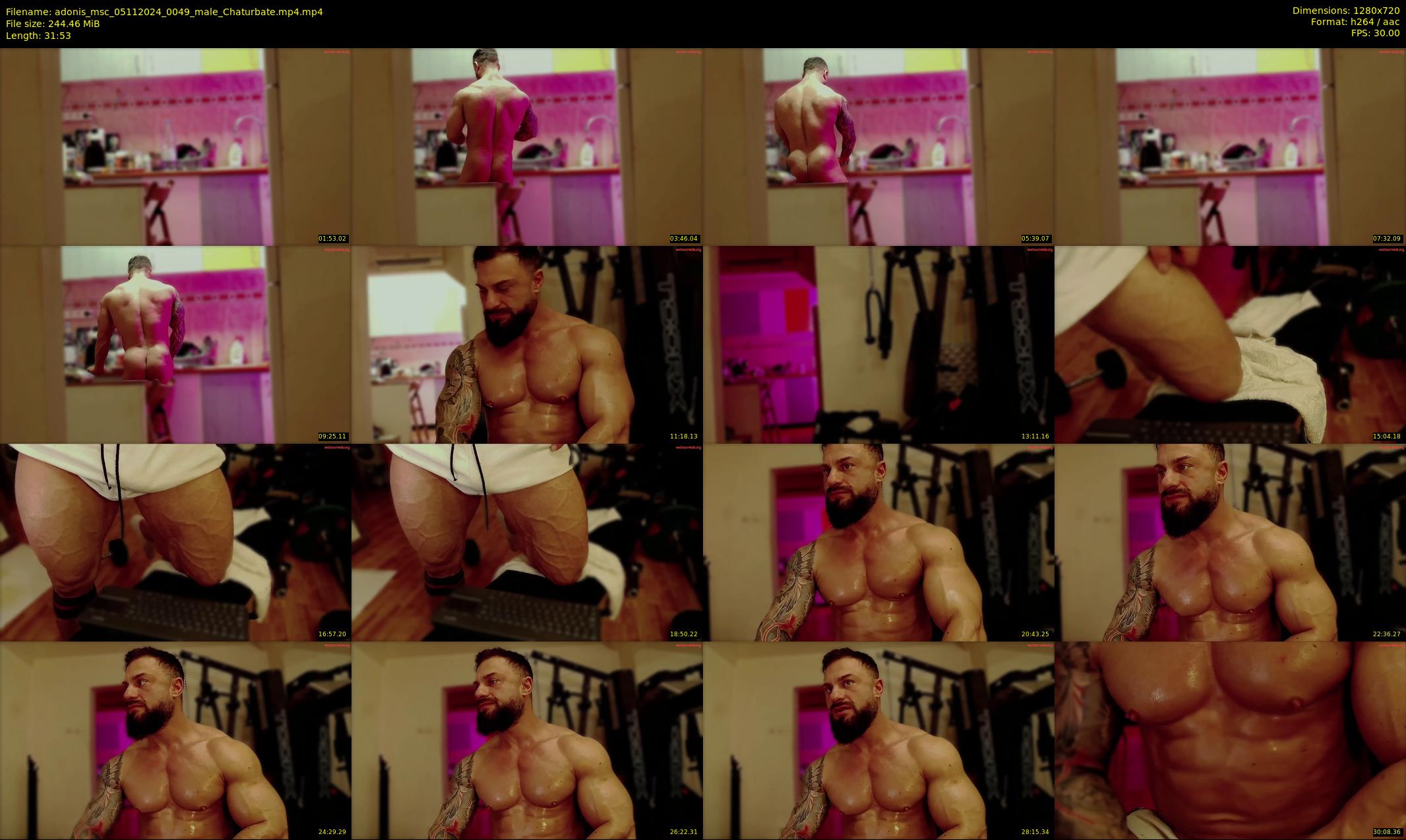adonis_msc — 32 minute Chaturbate male cam show recording, 720p, Nov 5, 2024