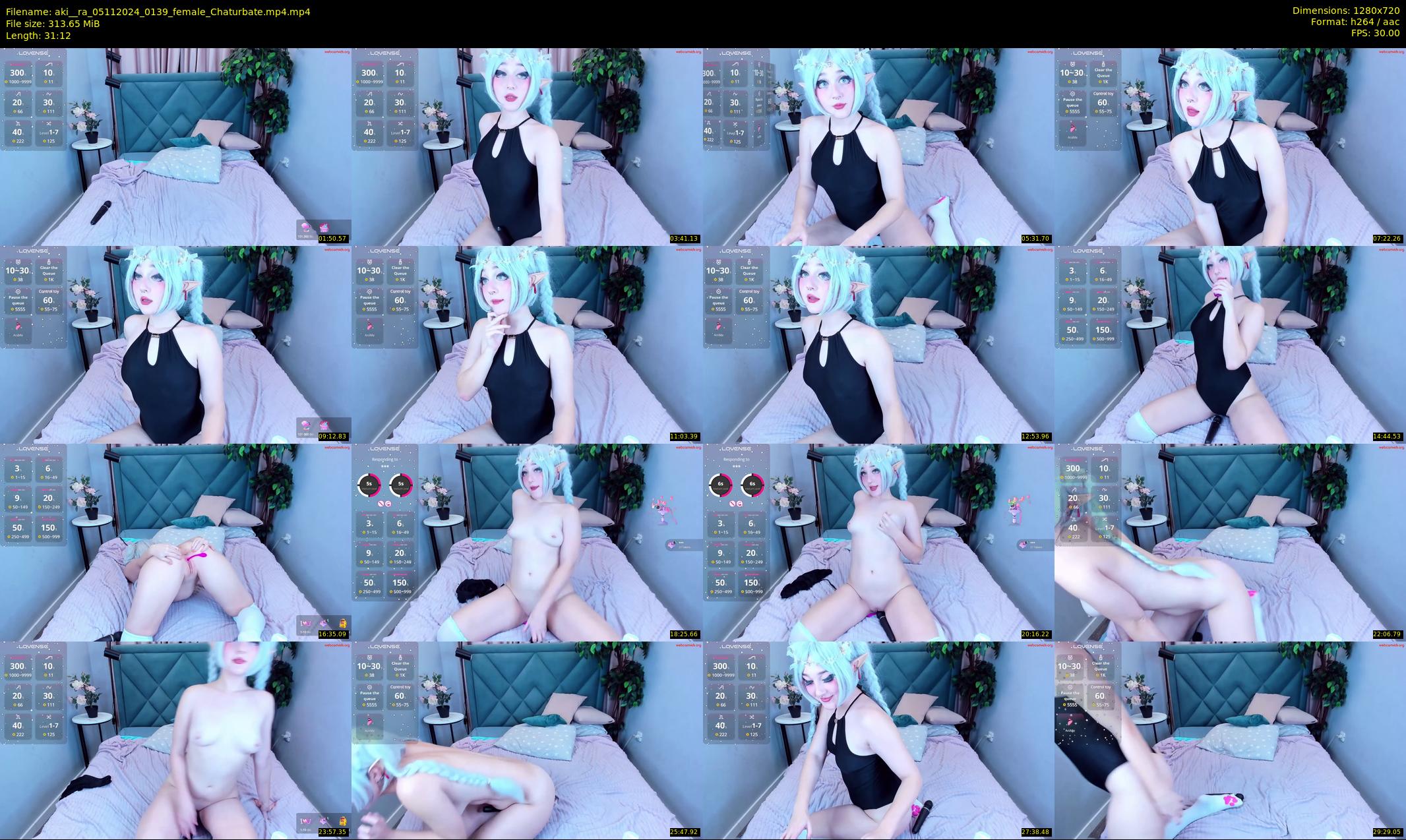 aki__ra — 32 minute Chaturbate female cam show recording, 720p, Nov 5, 2024