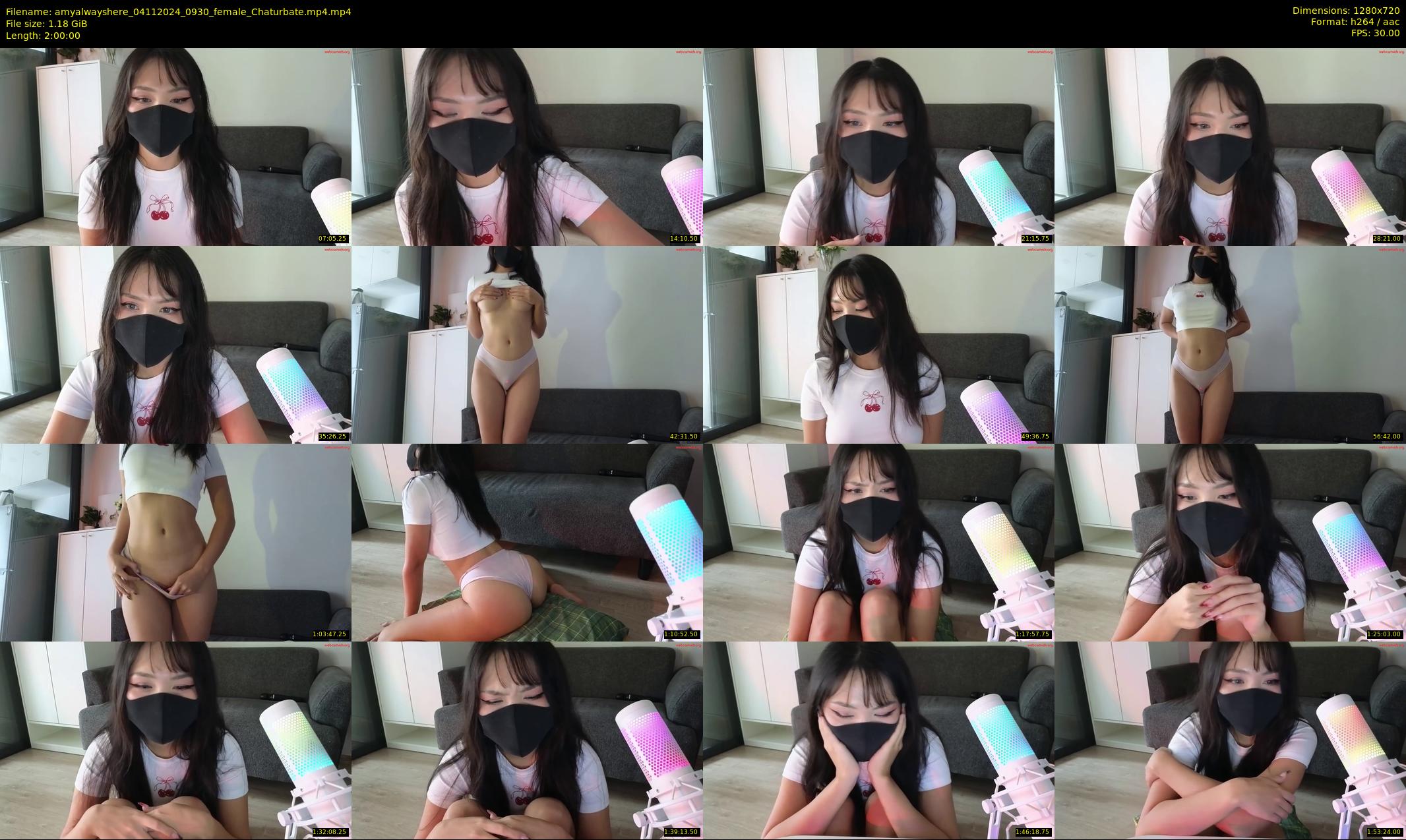 amyalwayshere — 120 minute Chaturbate female cam show recording, 720p, Nov 4, 2024