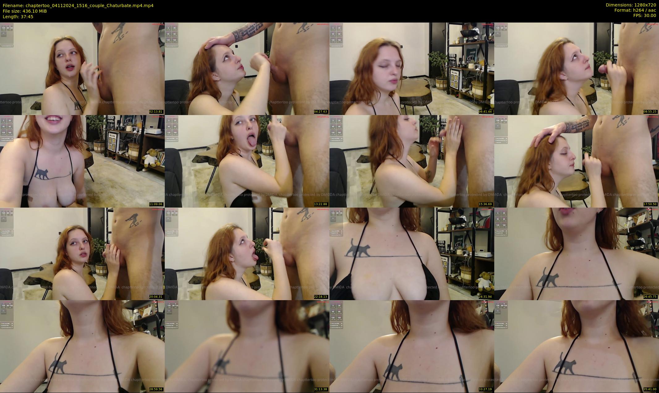 chaptertoo — 38 minute Chaturbate couple cam show recording, 720p, Nov 4, 2024