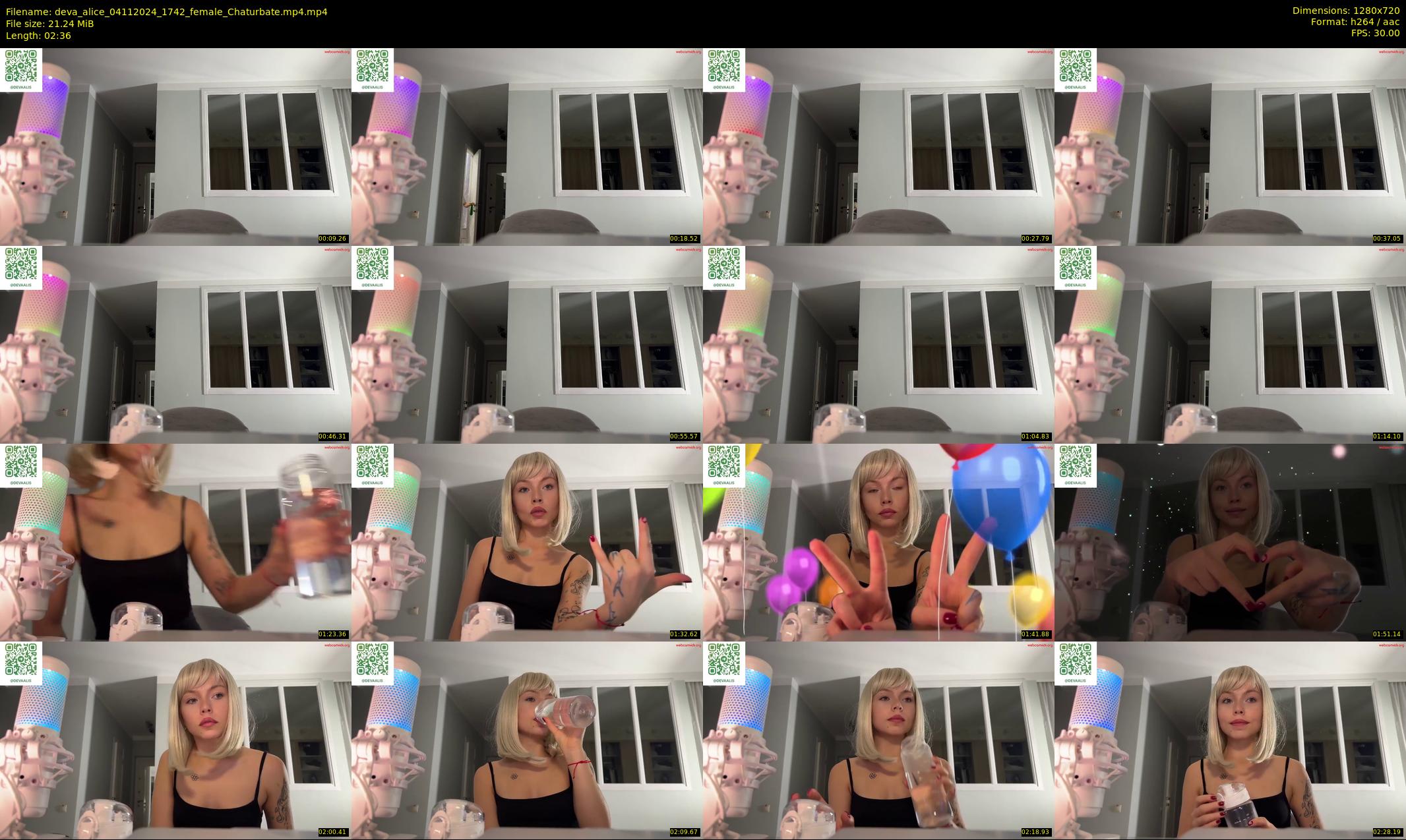 deva_alice — 3 minute Chaturbate female cam show recording, 720p, Nov 4, 2024