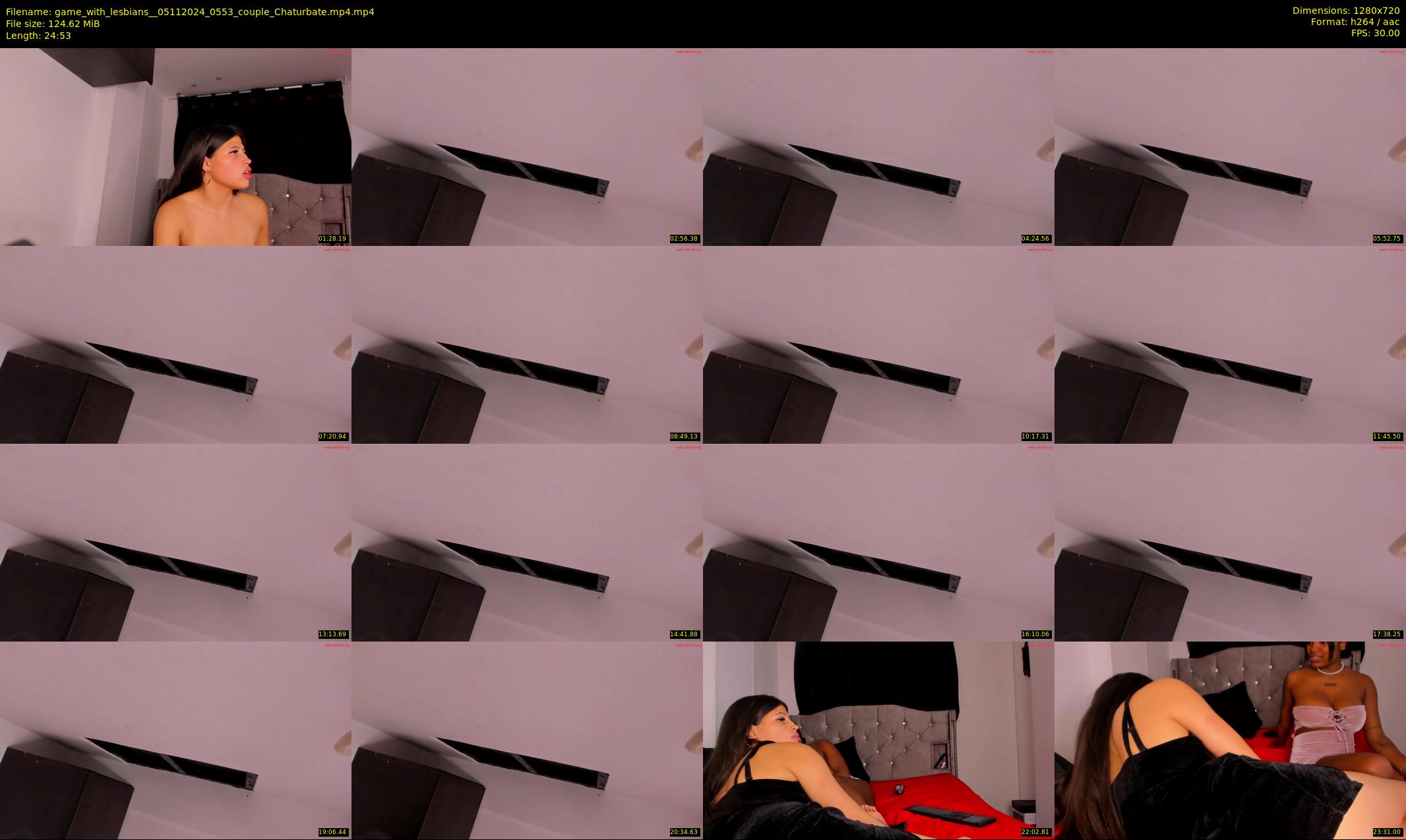 game_with_lesbians_ — 25 minute Chaturbate couple cam show recording, 720p, Nov 5, 2024