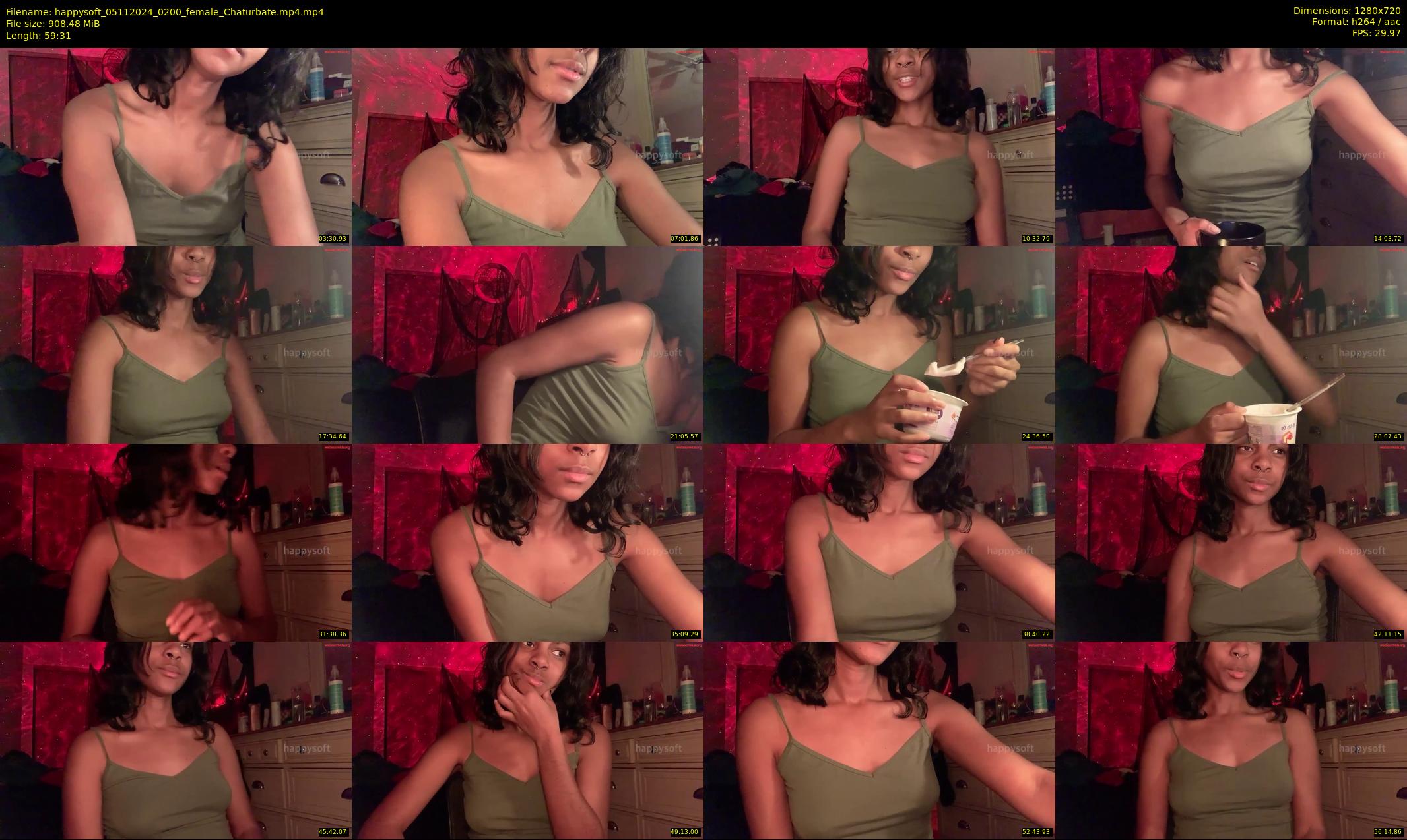 happysoft — 60 minute Chaturbate female cam show recording, 720p, Nov 5, 2024