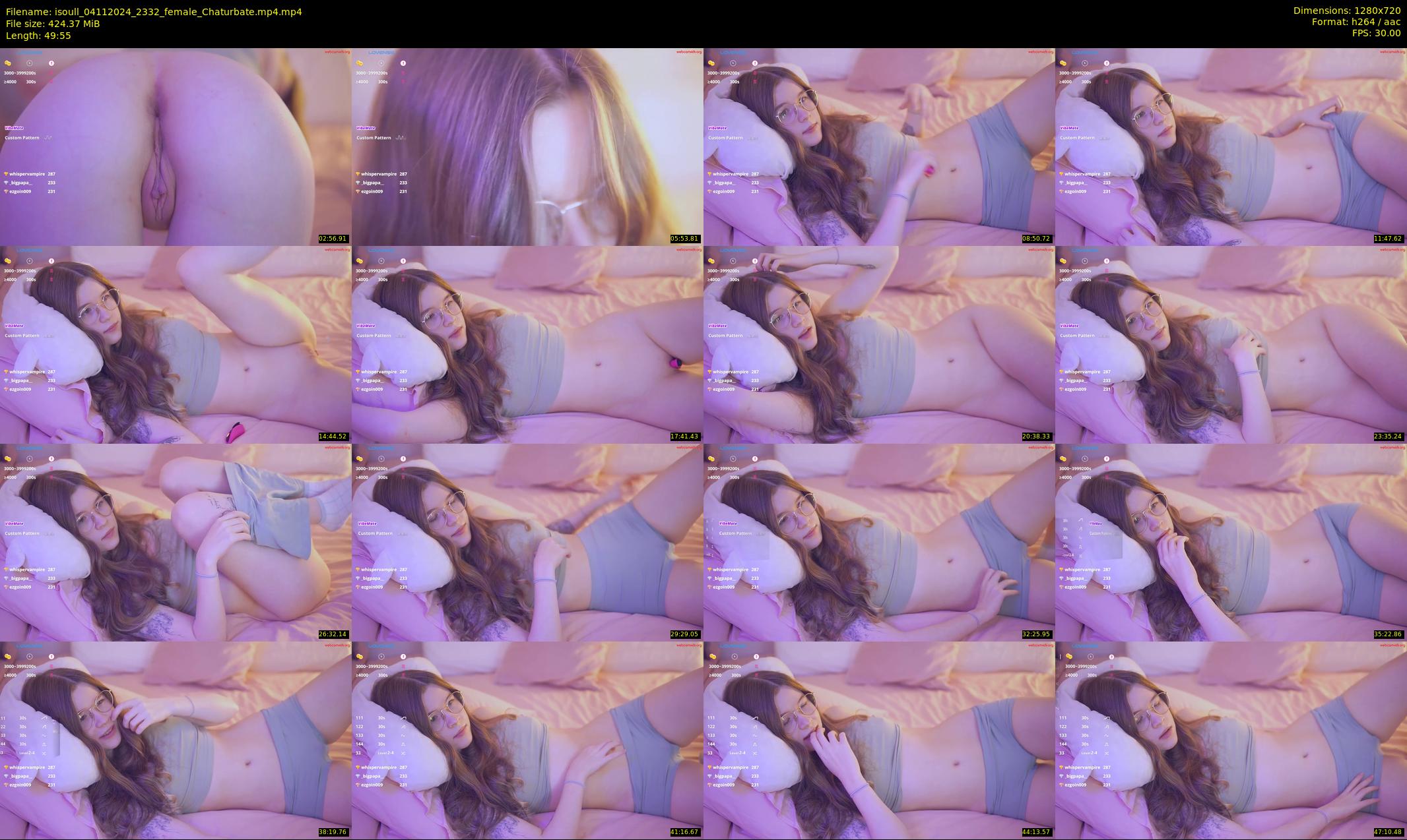 isoull — 50 minute Chaturbate female cam show recording, 720p, Nov 4, 2024