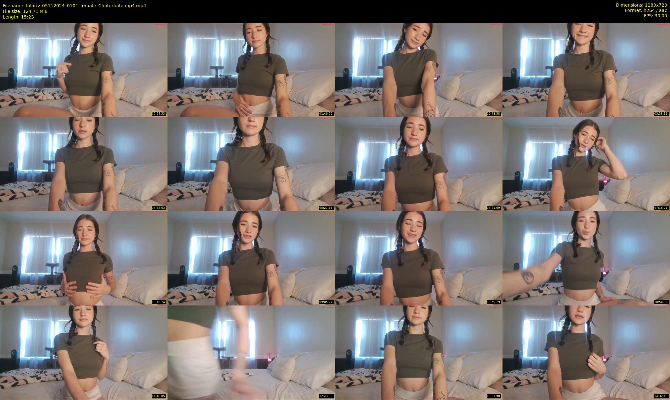 lolariv — 16 minute Chaturbate female cam show recording, 720p, Nov 5, 2024