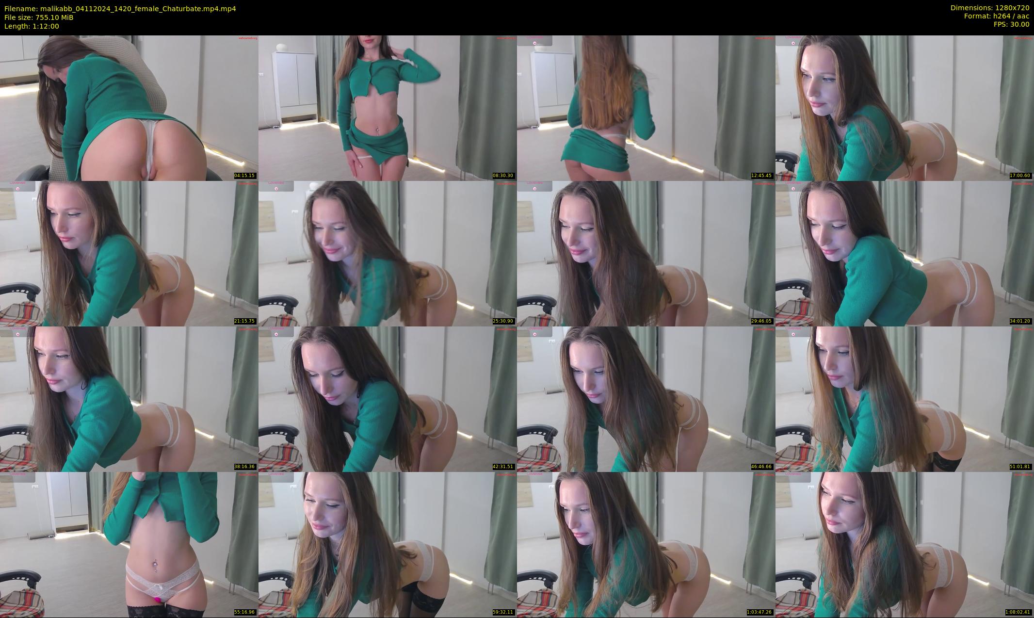 malikabb — 72 minute Chaturbate female cam show recording, 720p, Nov 4, 2024