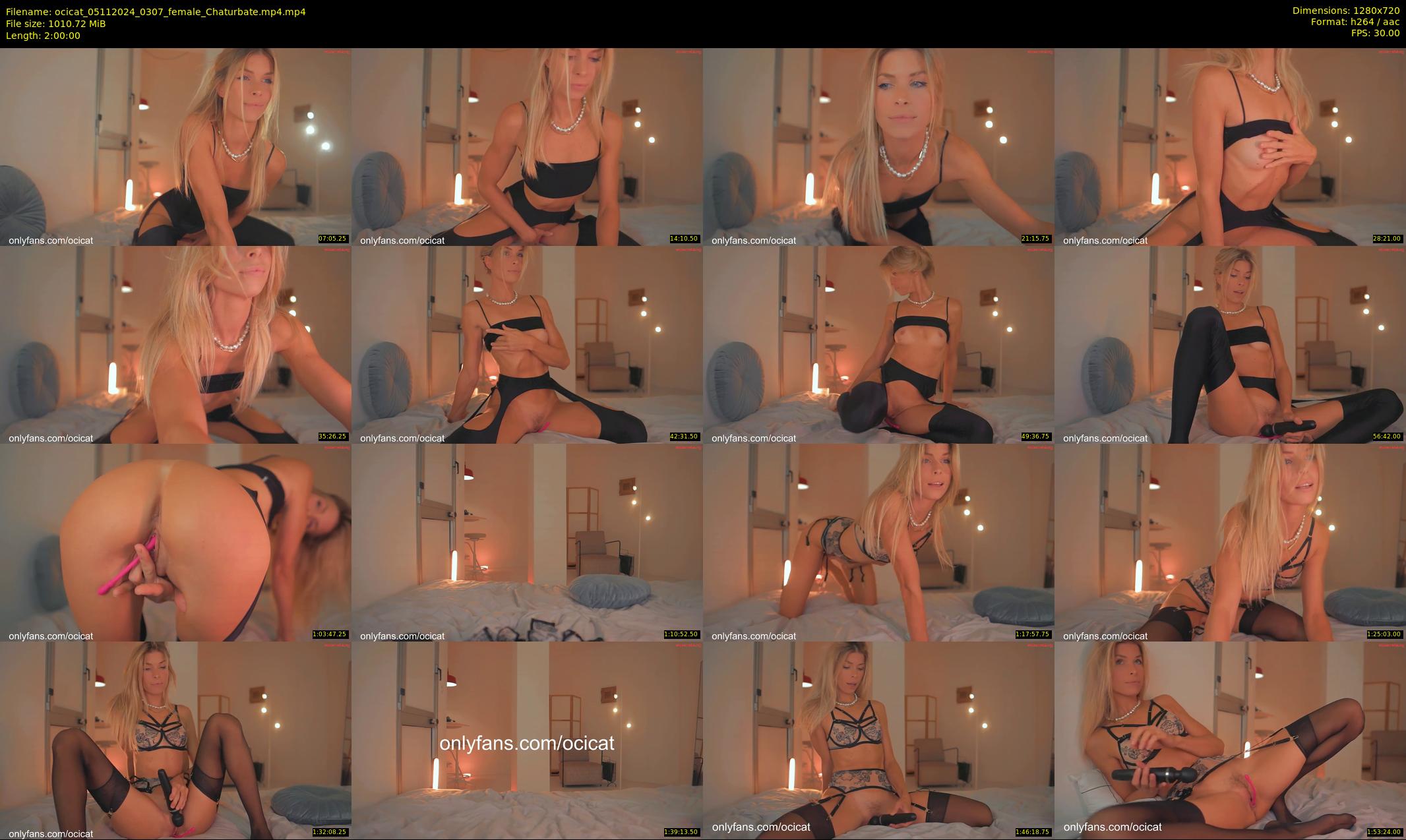 ocicat — 120 minute Chaturbate female cam show recording, 720p, Nov 5, 2024