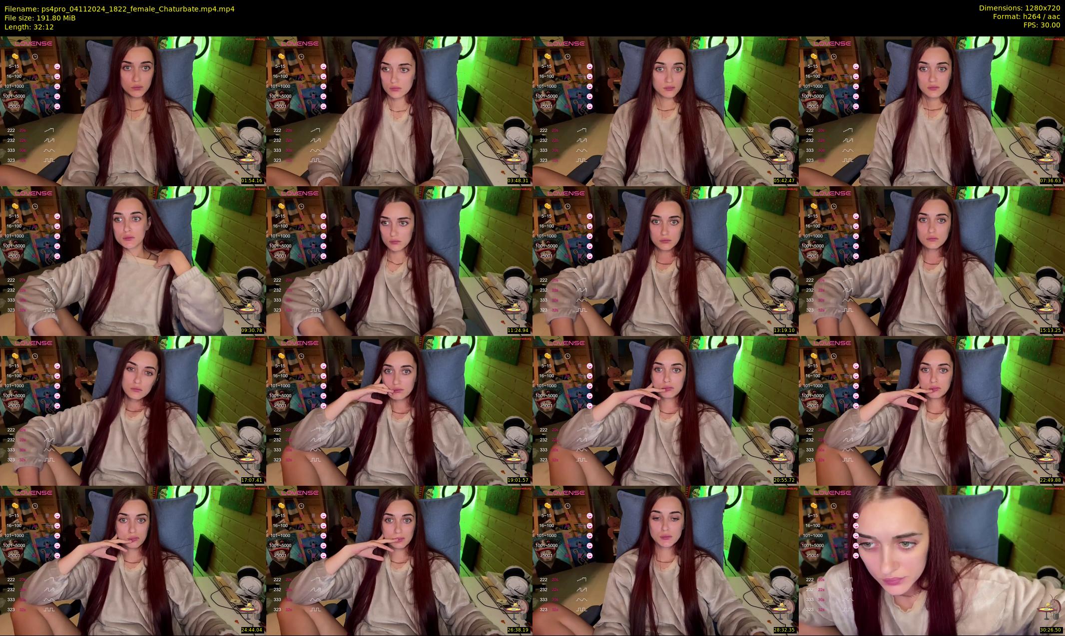 ps4pro — 33 minute Chaturbate female cam show recording, 720p, Nov 4, 2024