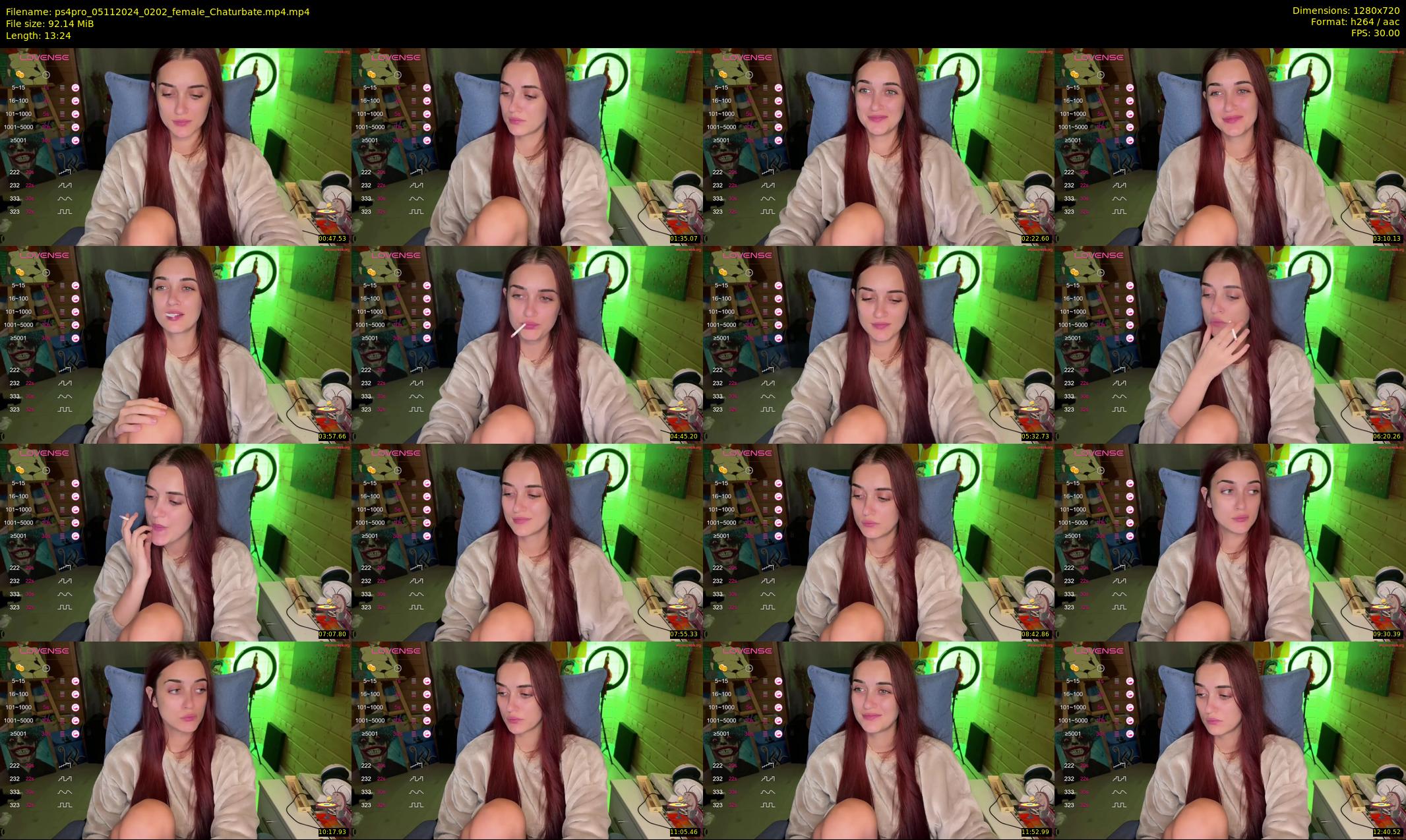 ps4pro — 14 minute Chaturbate female cam show recording, 720p, Nov 5, 2024
