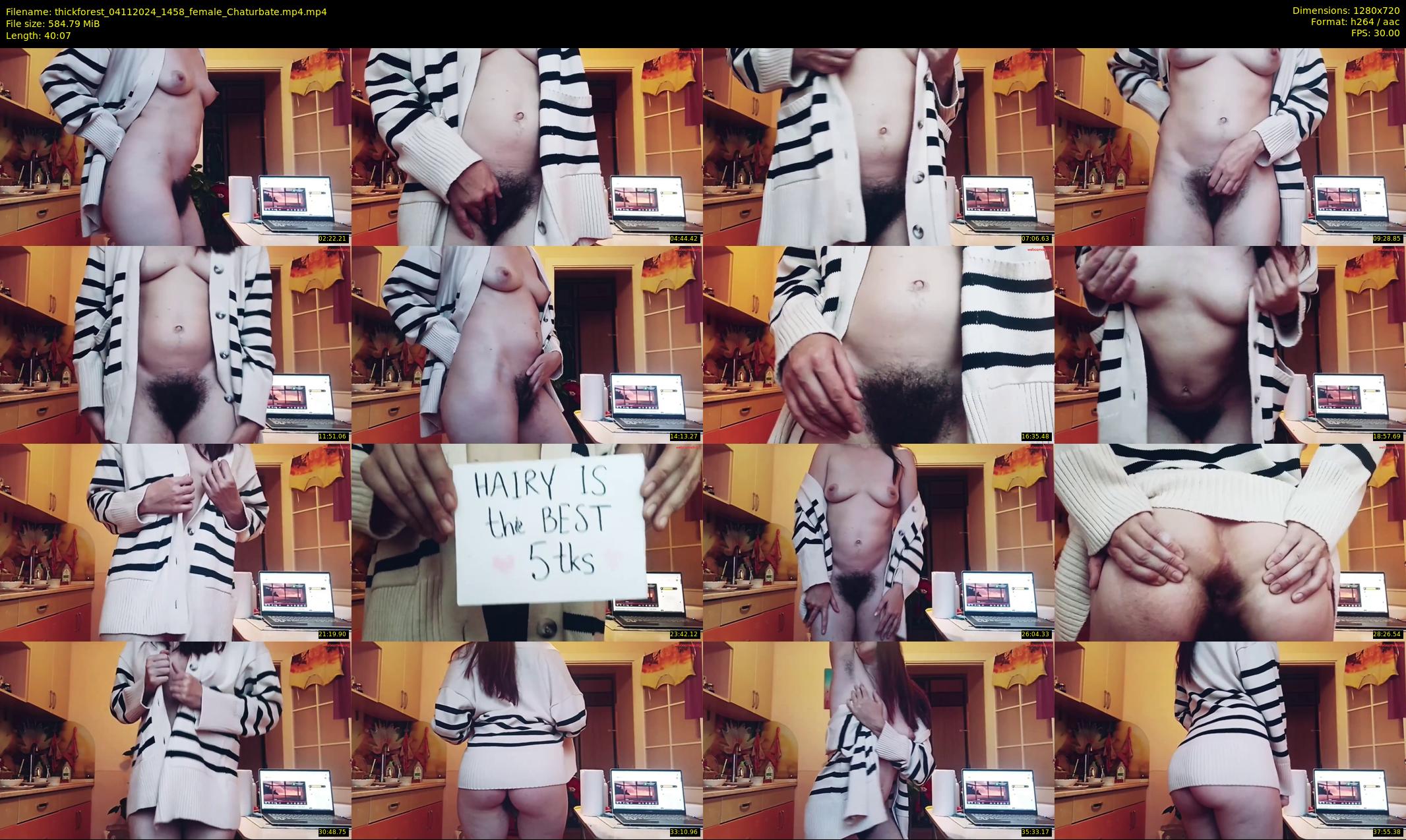 thickforest — 41 minute Chaturbate female cam show recording, 720p, Nov 4, 2024