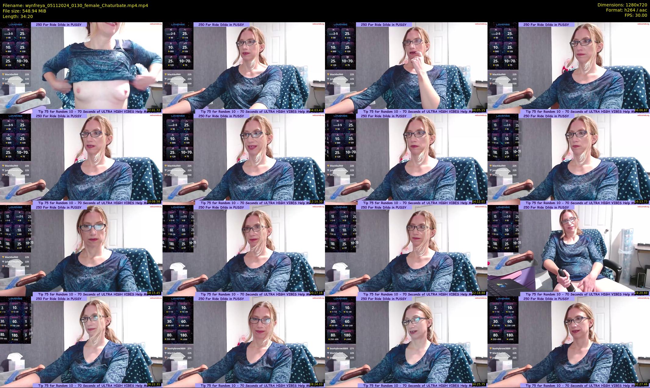 wynfreya — 35 minute Chaturbate female cam show recording, 720p, Nov 5, 2024