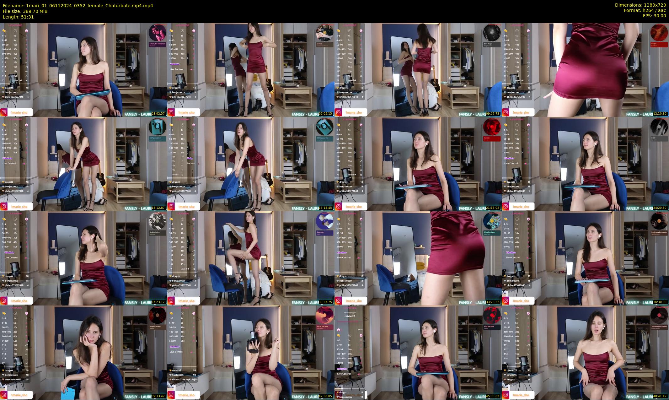 1mari_01 — 52 minute Chaturbate female cam show recording, 720p, Nov 6, 2024