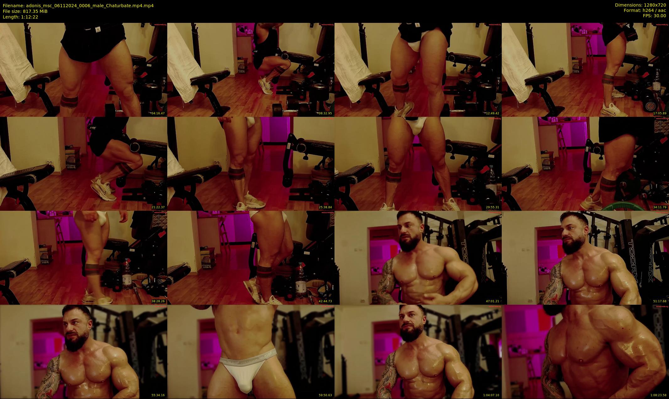 adonis_msc — 73 minute Chaturbate male cam show recording, 720p, Nov 6, 2024